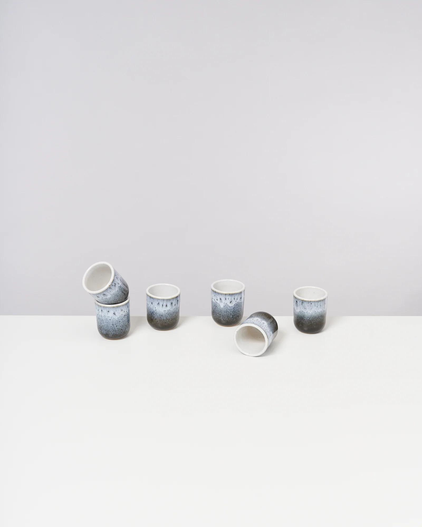 Alcachofra Espressobecher schwarzblau 6er-Set