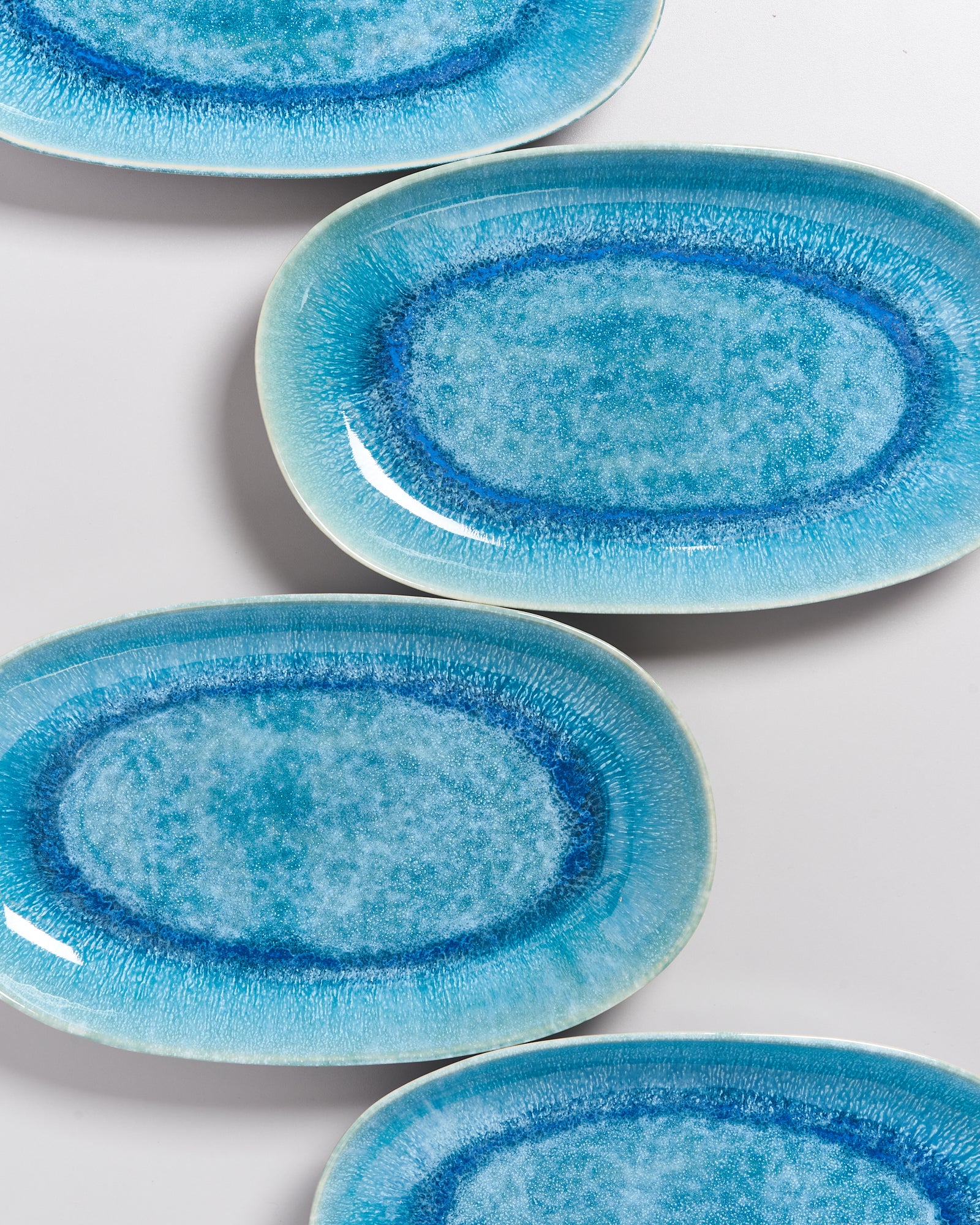 Alcachofra Servierplatte L grünblau - Image 3