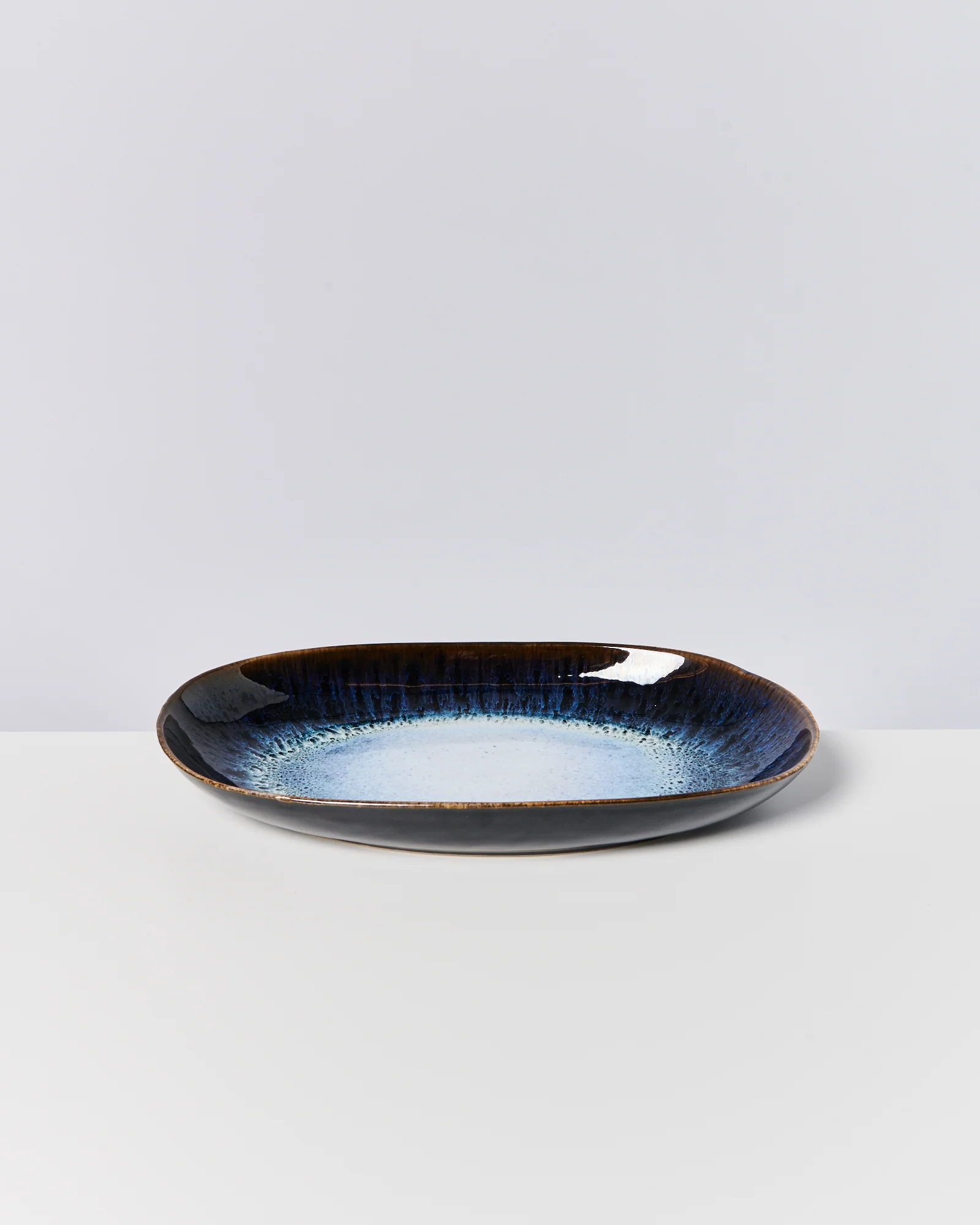 Alcachofra Servierplatte L schwarzblau