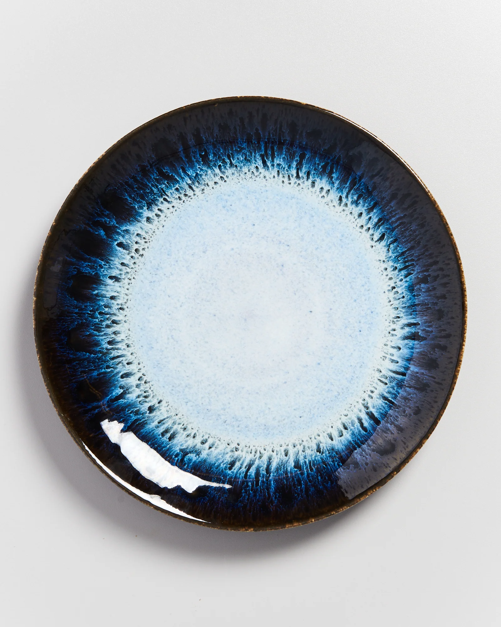 Alcachofra Teller groß schwarzblau