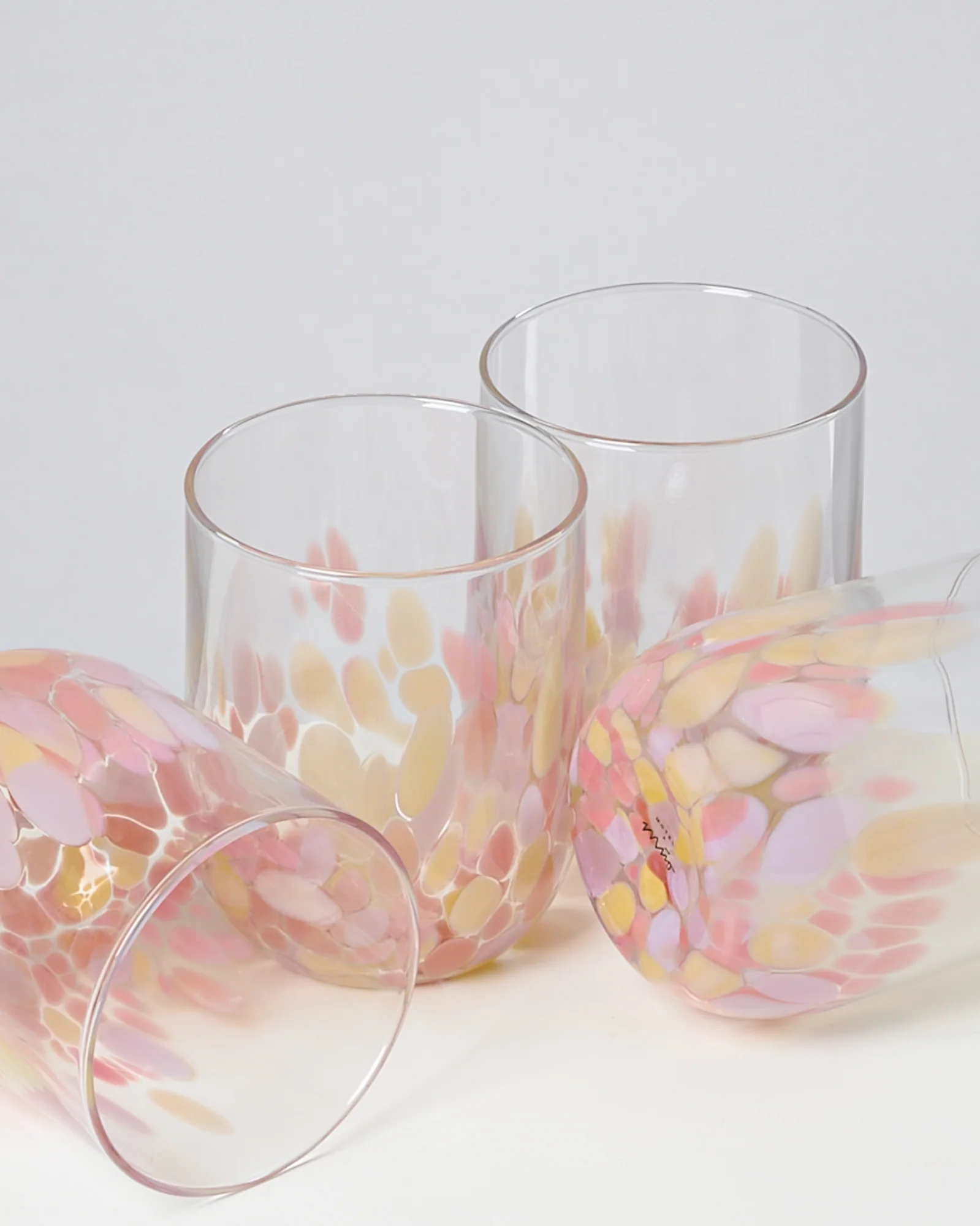 Alegria Glas groß rosa sand 4er-Set - Image 2