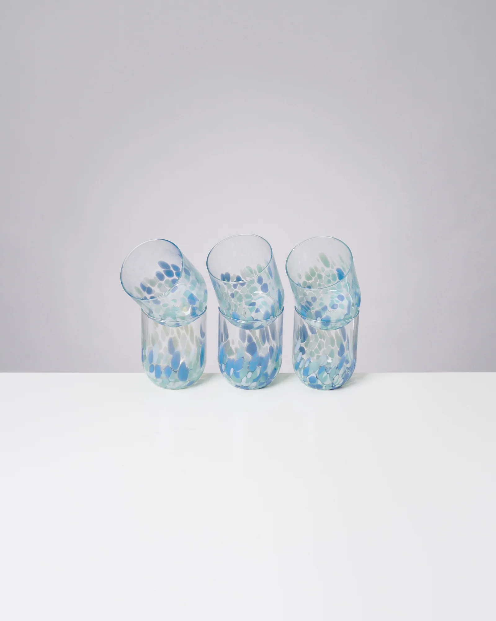 Alegria Glas groß blau 6er-Set