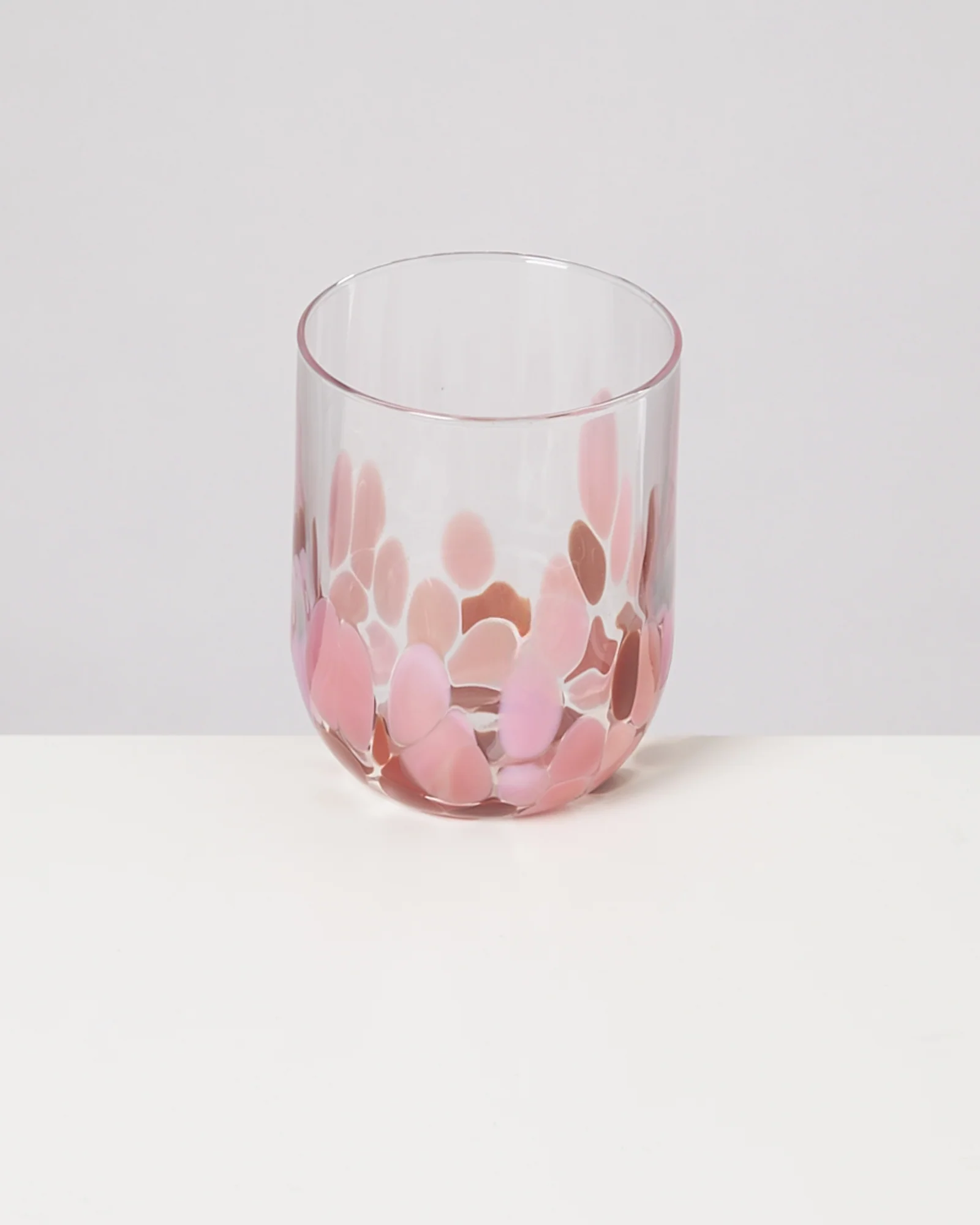 Alegria Glas groß bernstein rosa