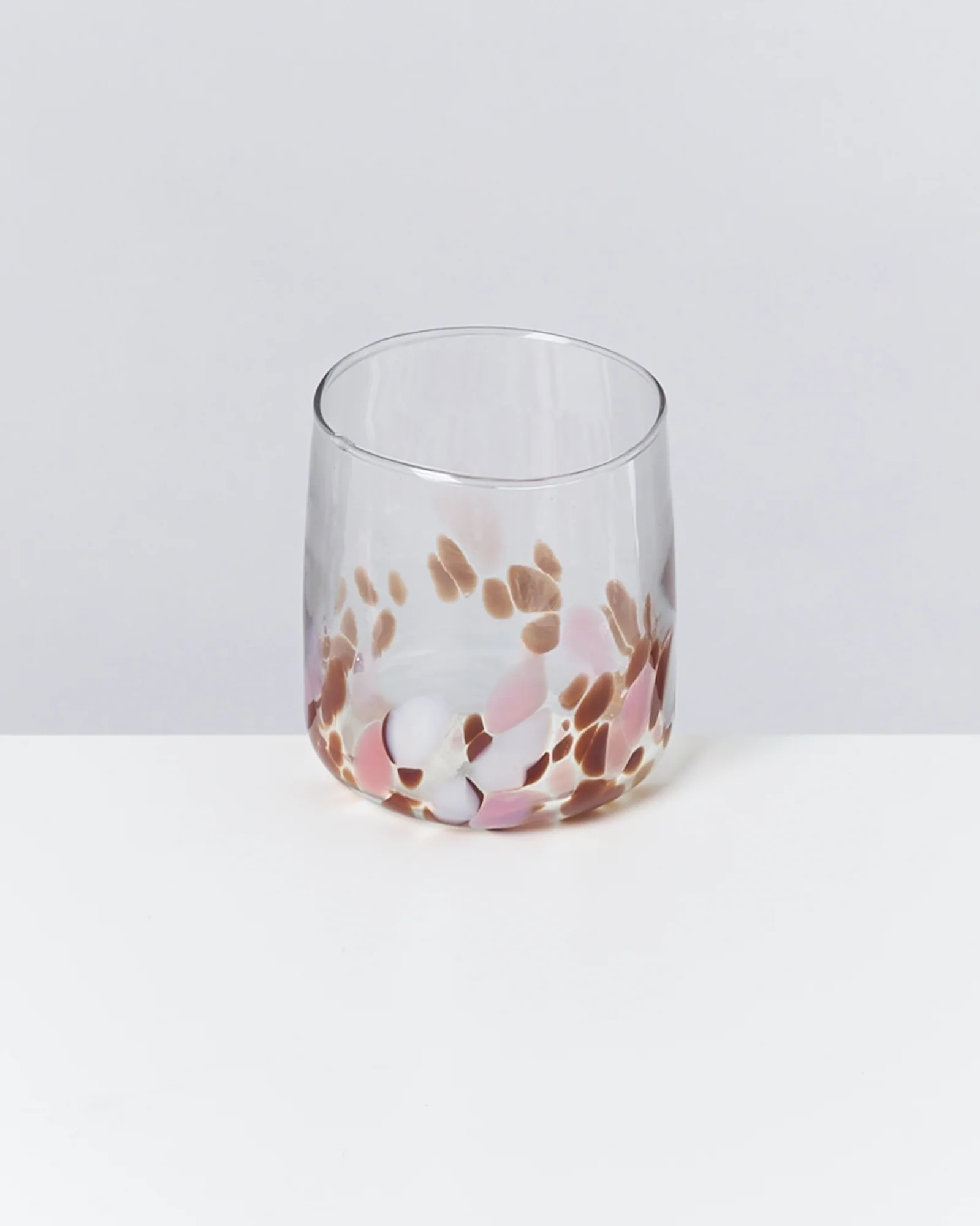 Alegria Glas klein bernstein rosa