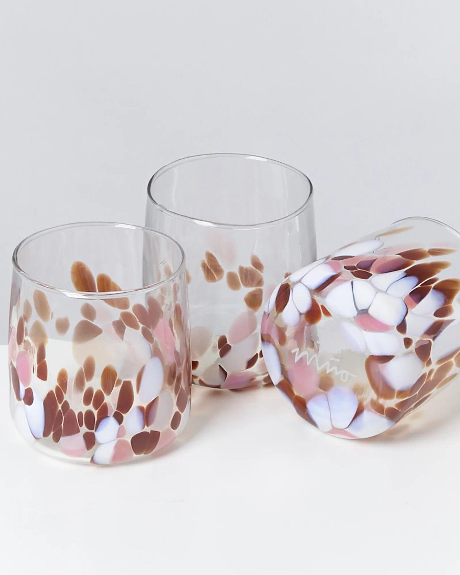 Alegria Glas klein bernstein rosa - Image 2
