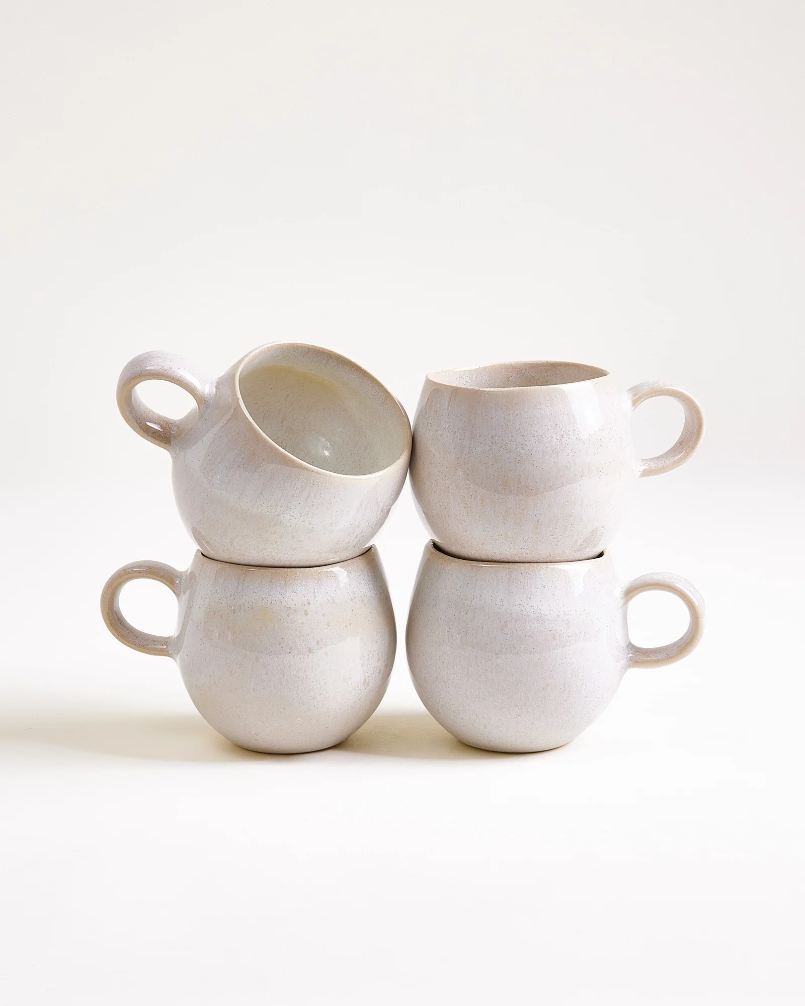 Areia Tasse klein weiß 4er-Set