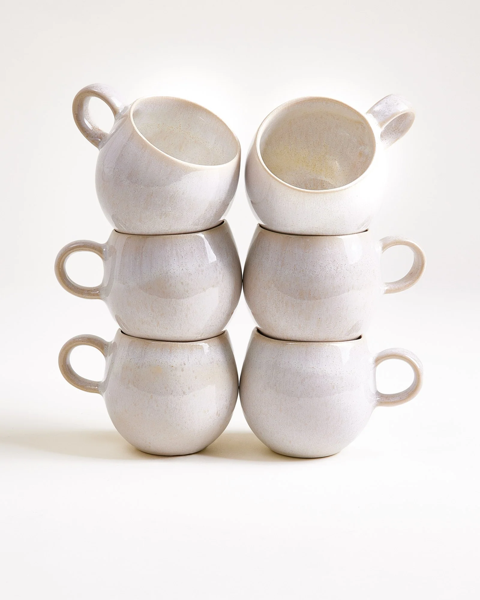 Areia Tasse klein weiß 6er-Set