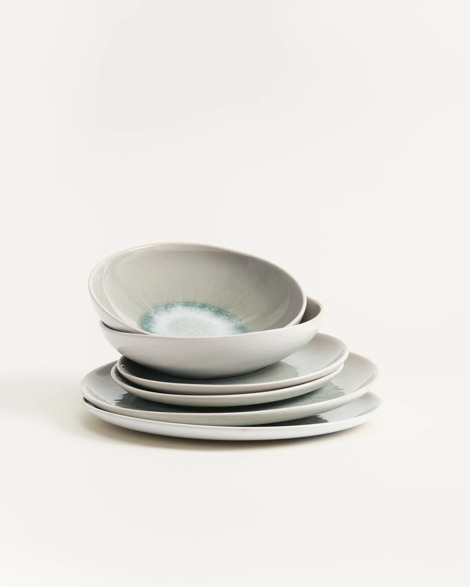 Areia Dinner-Set grau 6-teilig