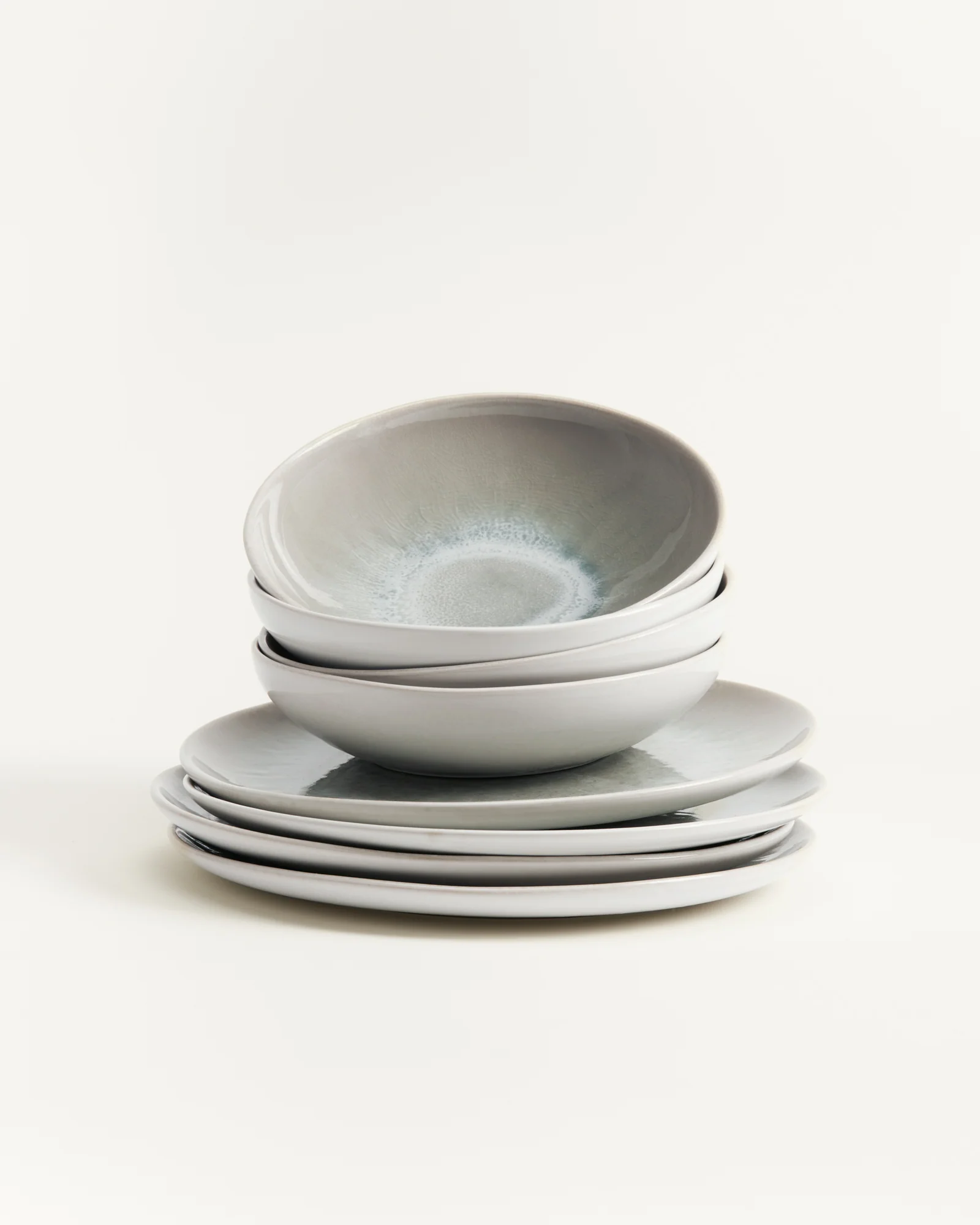 Areia Dinner-Set grau 8-teilig