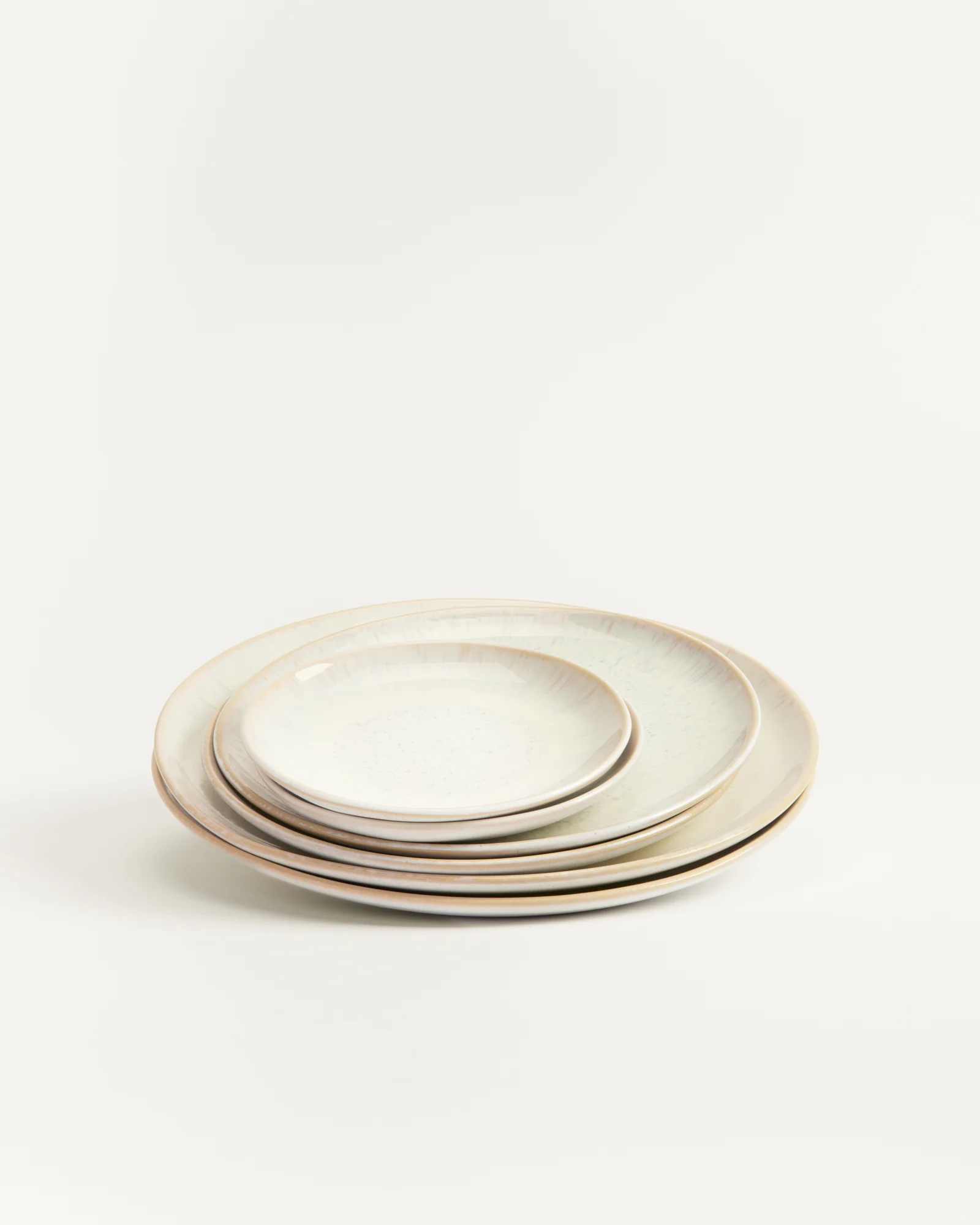Areia Teller-Set sand 6-teilig