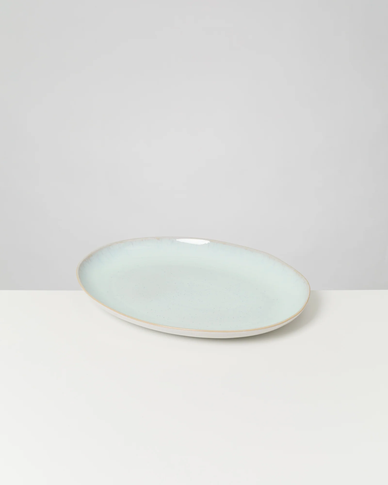 Areia Servierplatte L oval azur