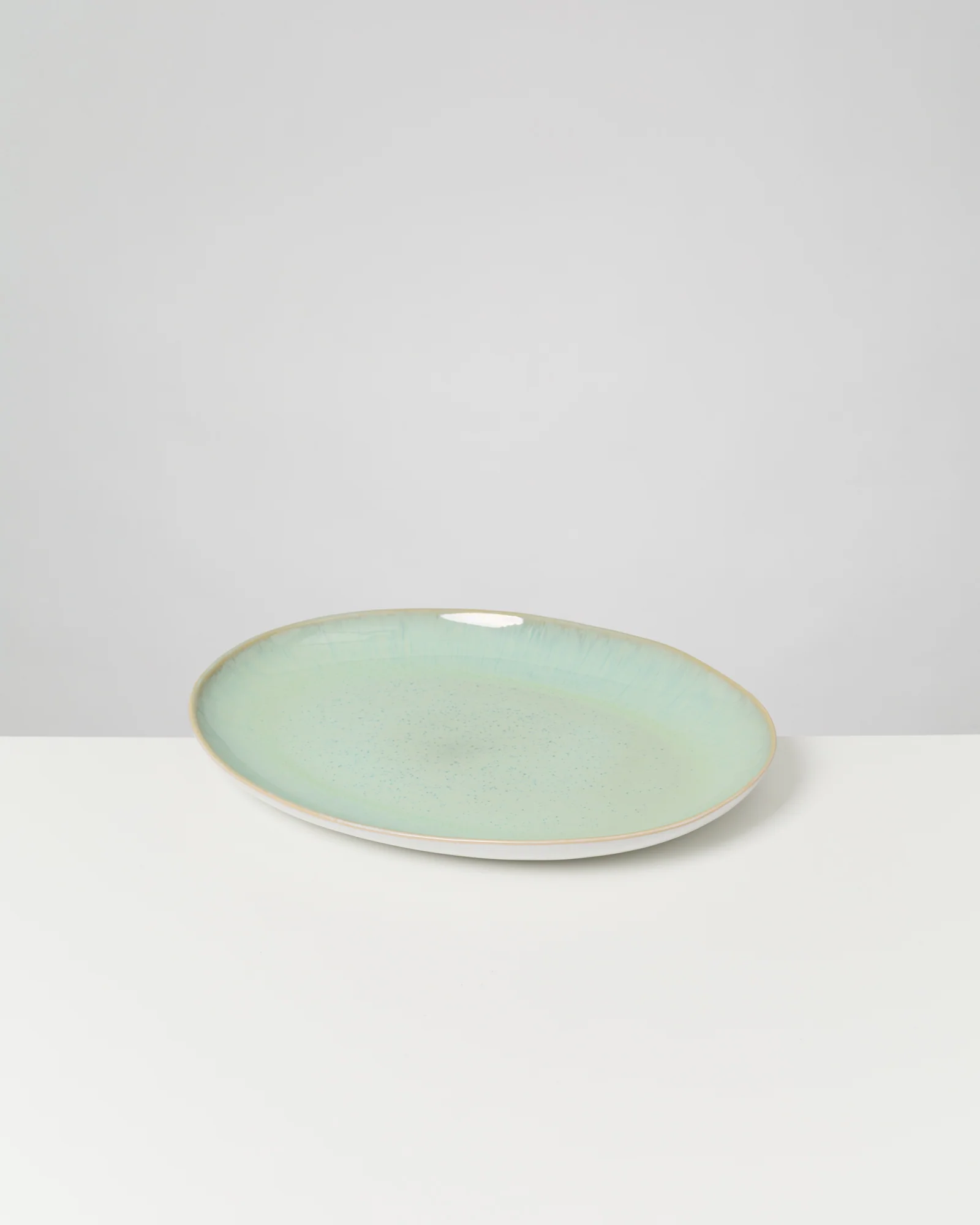 Areia Servierplatte L oval mint