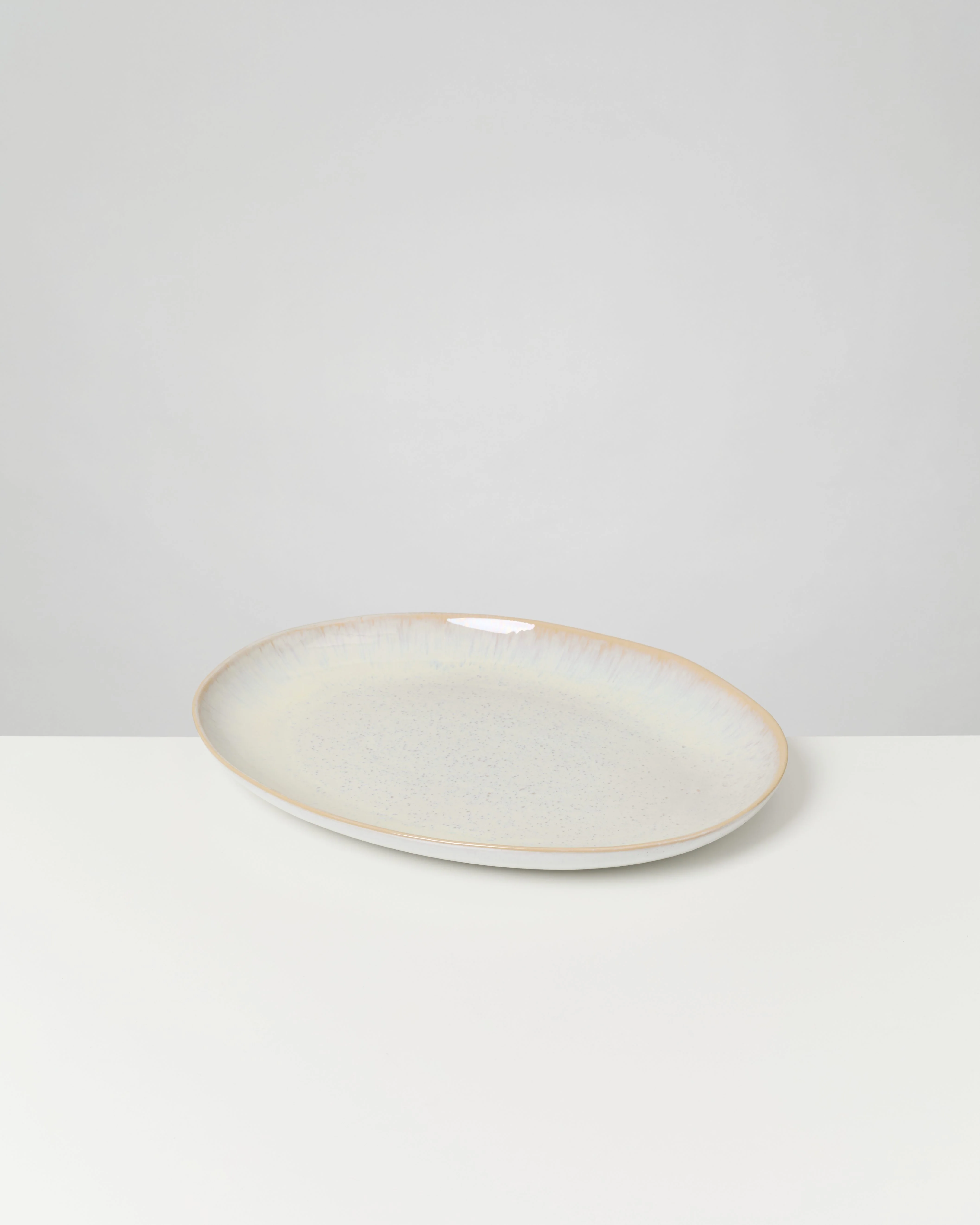 Areia Servierplatte L oval sand