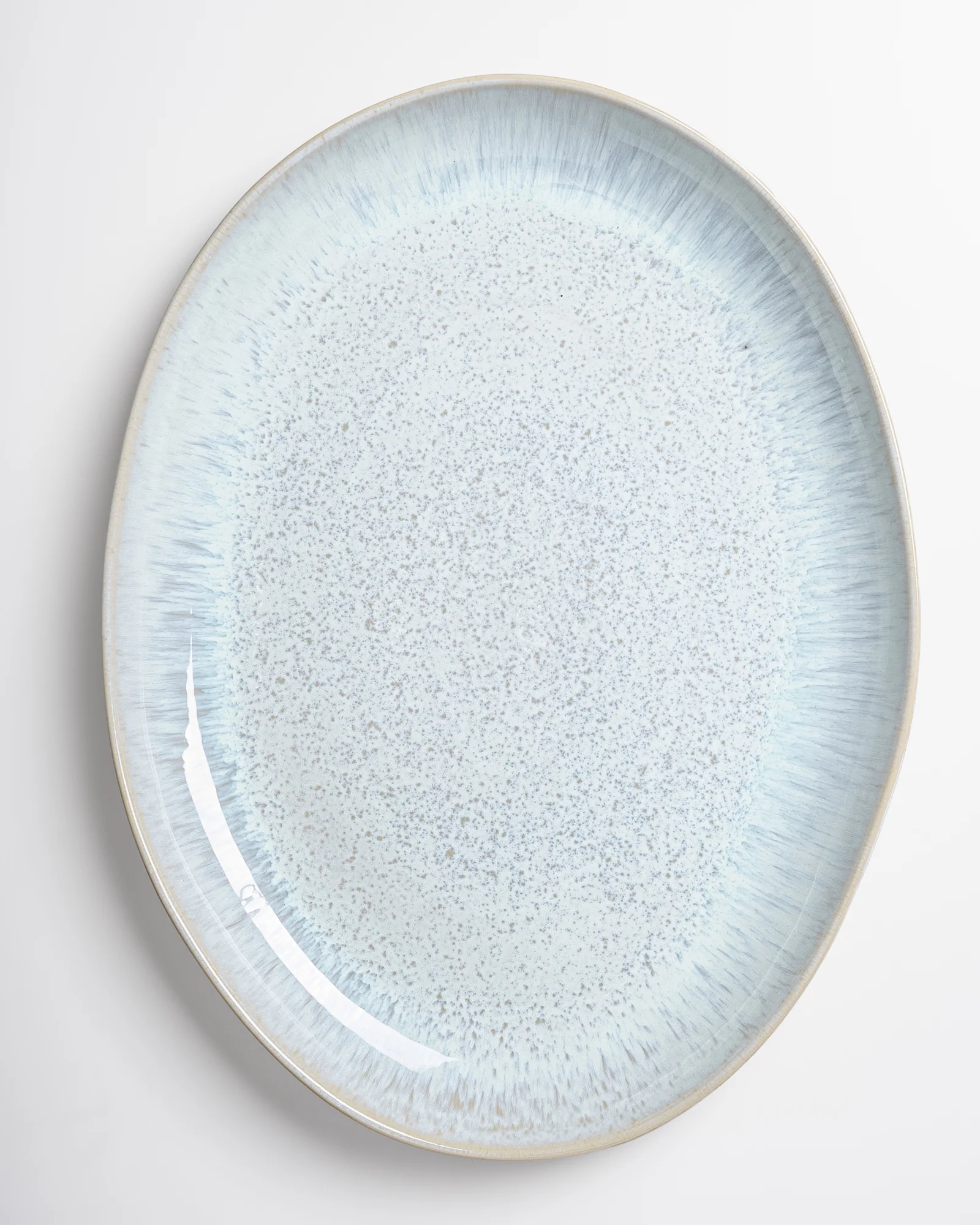 Areia Servierplatte XL oval azur