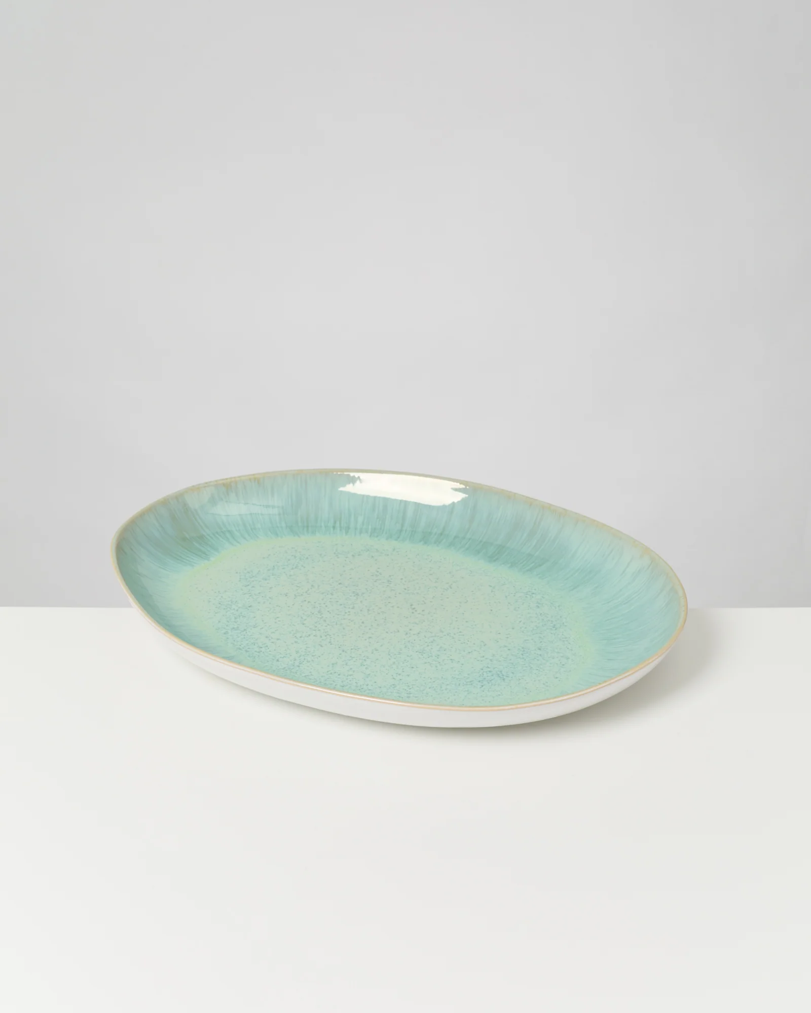 Areia Servierplatte XL oval mint
