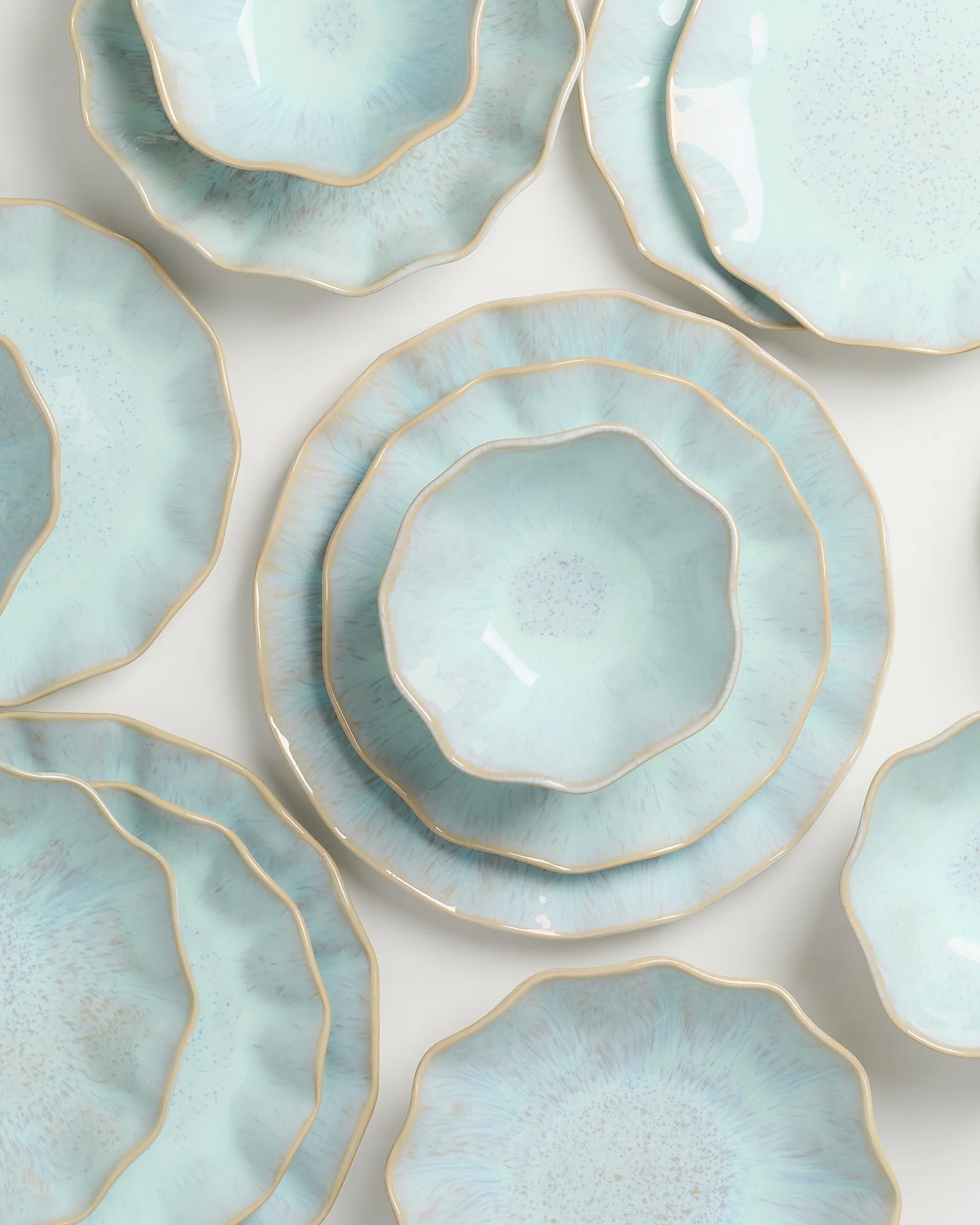 Areia Geschirr-Set shell azur 32-teilig - Image 2