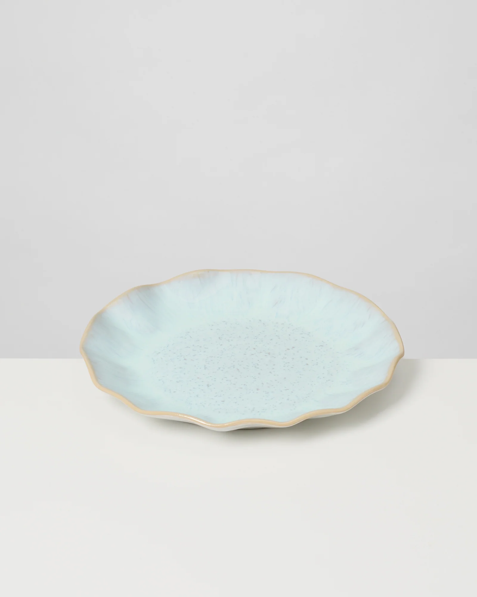 Areia Teller klein shell azur