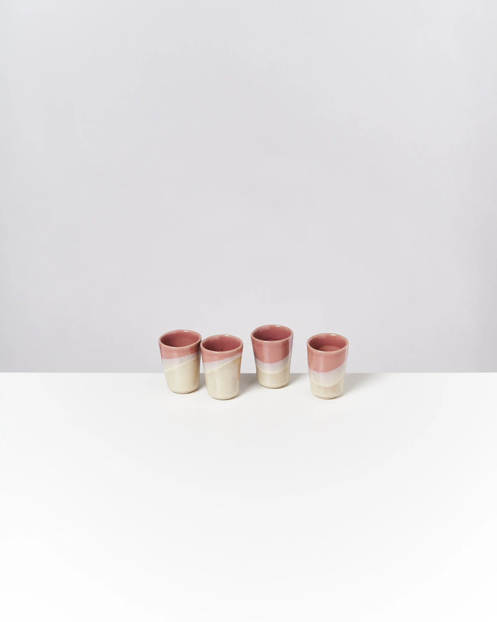 Bica Espressobecher rosa sand 4er-Set
