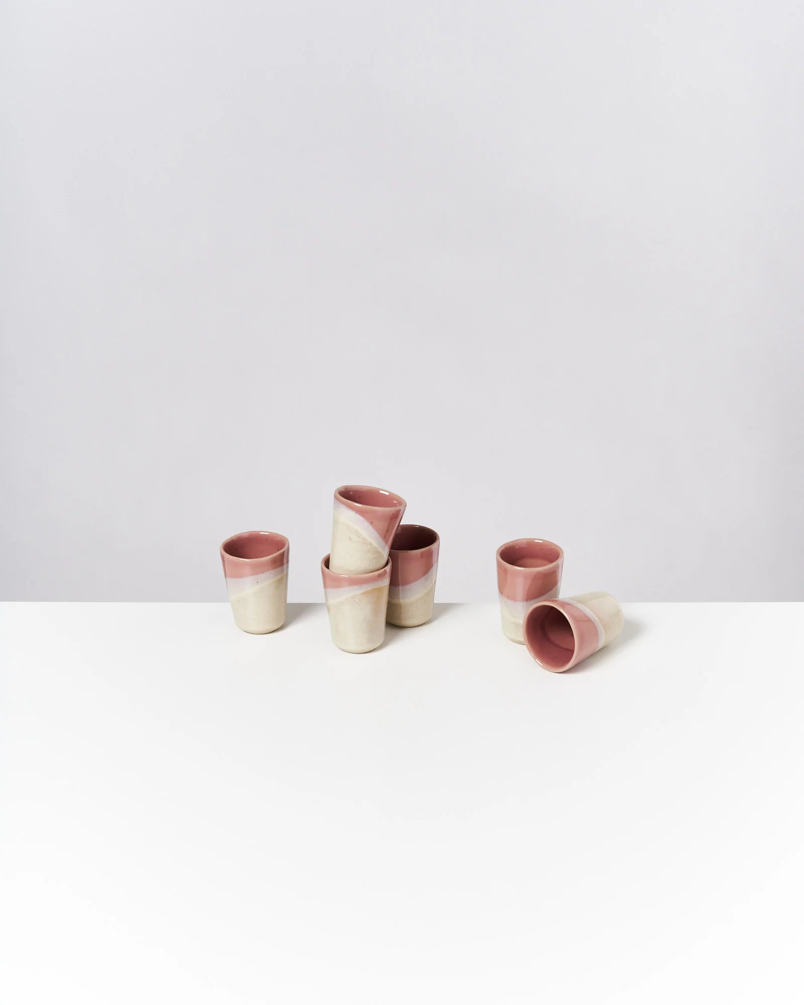 Bica Espressobecher rosa sand 6er-Set