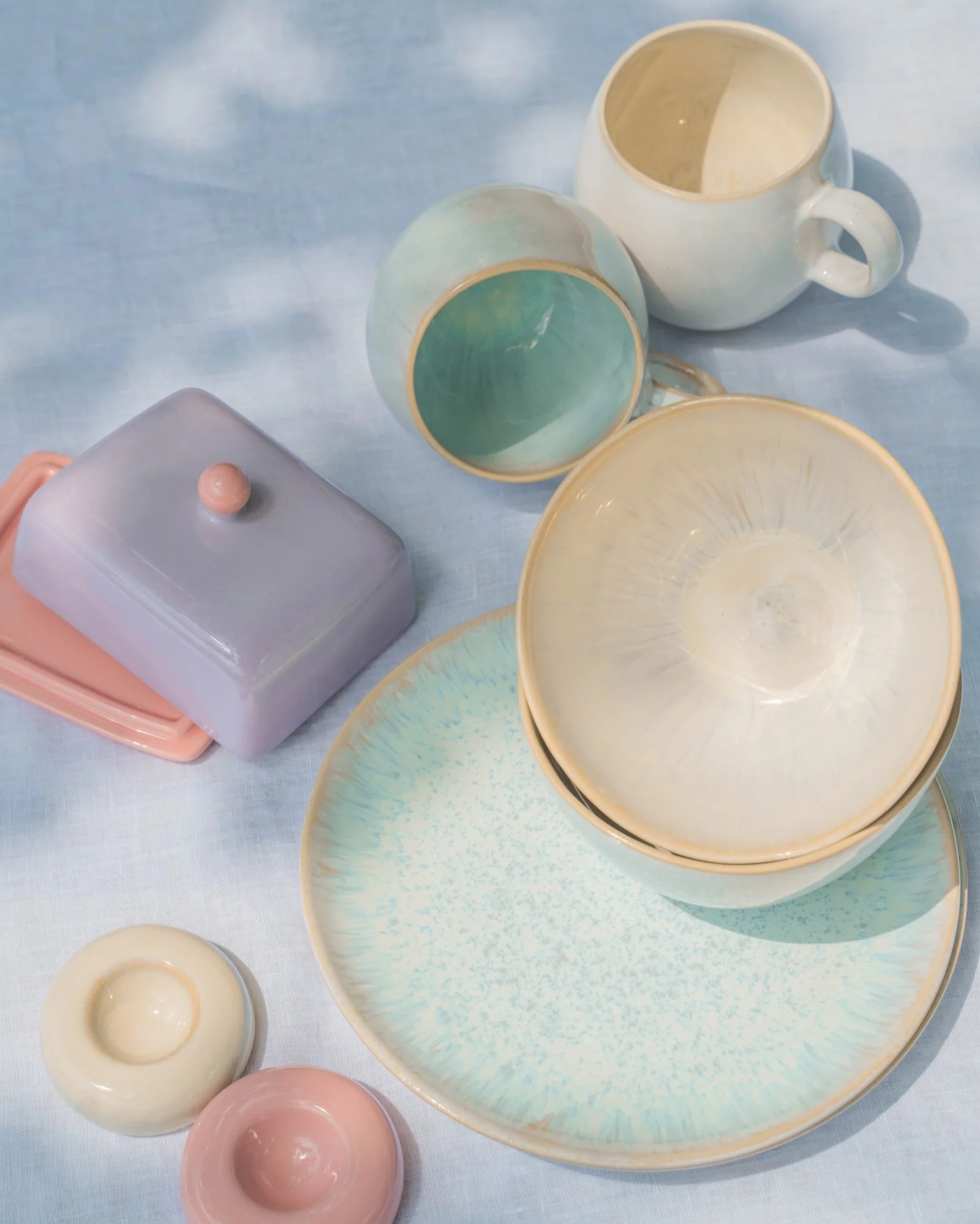 Geschirr-Set Pastel Dreams mix 9-teilig - Image 2