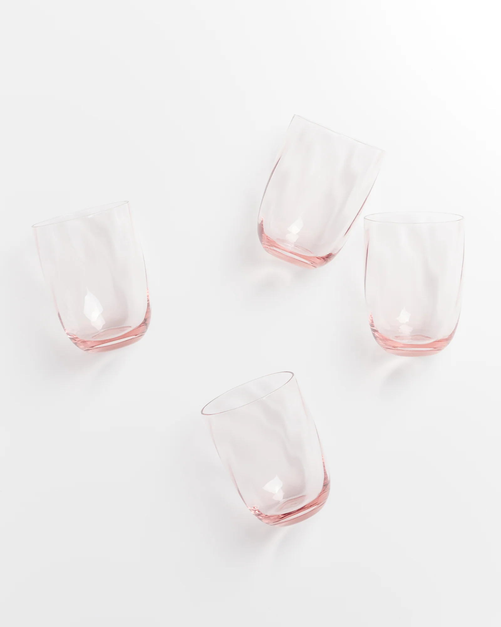 Calma Glas groß swirl rosé 4er-Set - Image 4