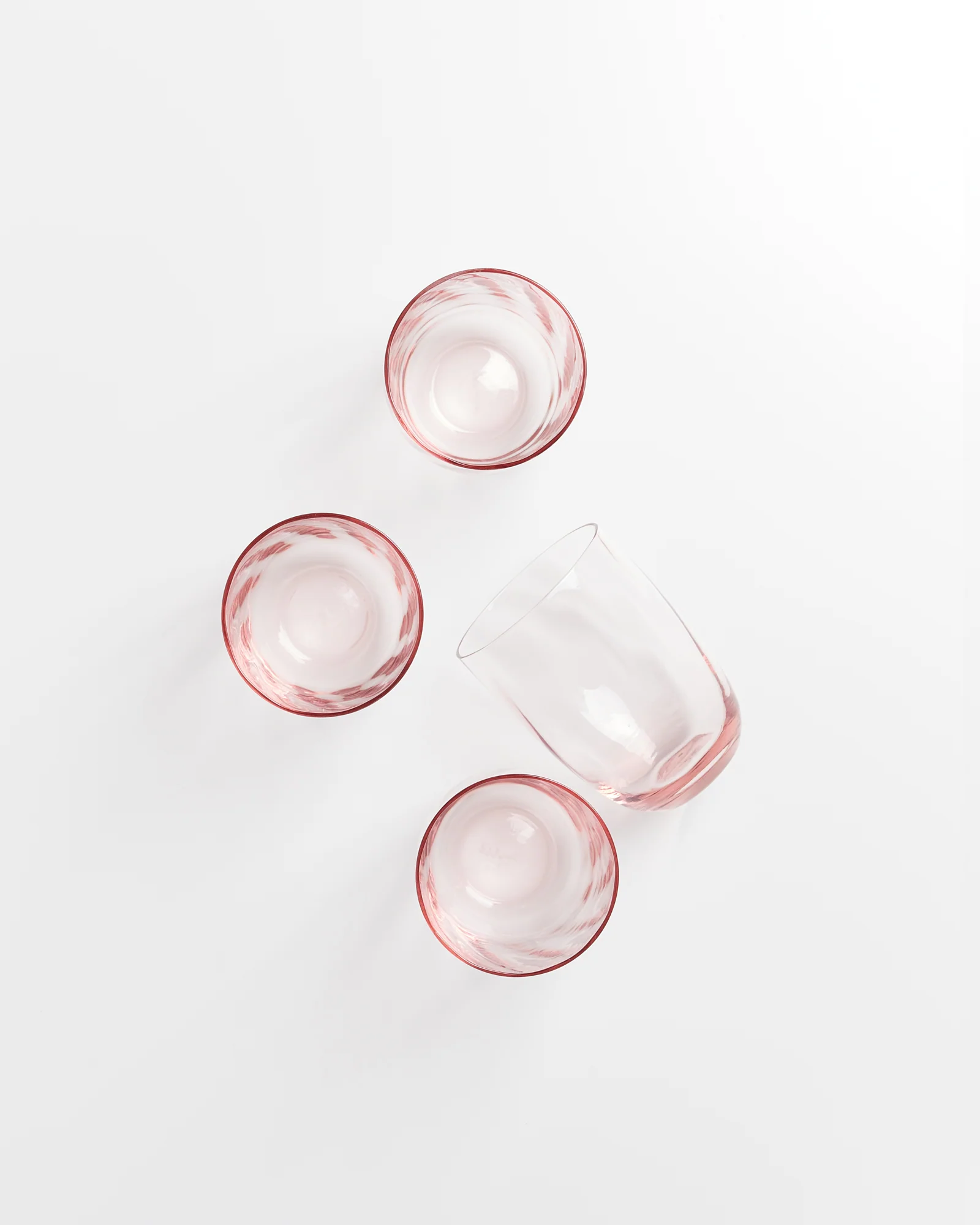 Calma Glas groß swirl rosé 4er-Set - Image 5