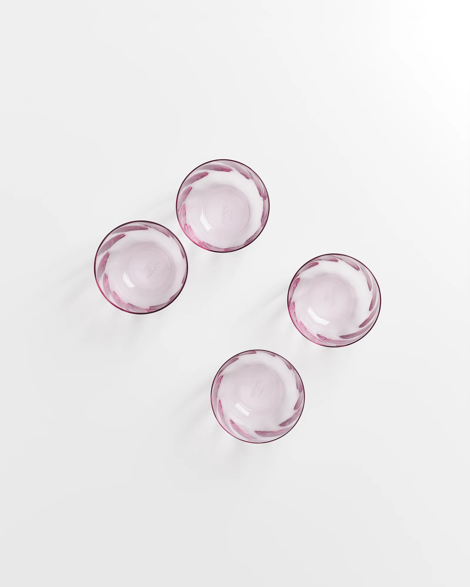 Calma Glas klein swirl lila 4er-Set - Image 6