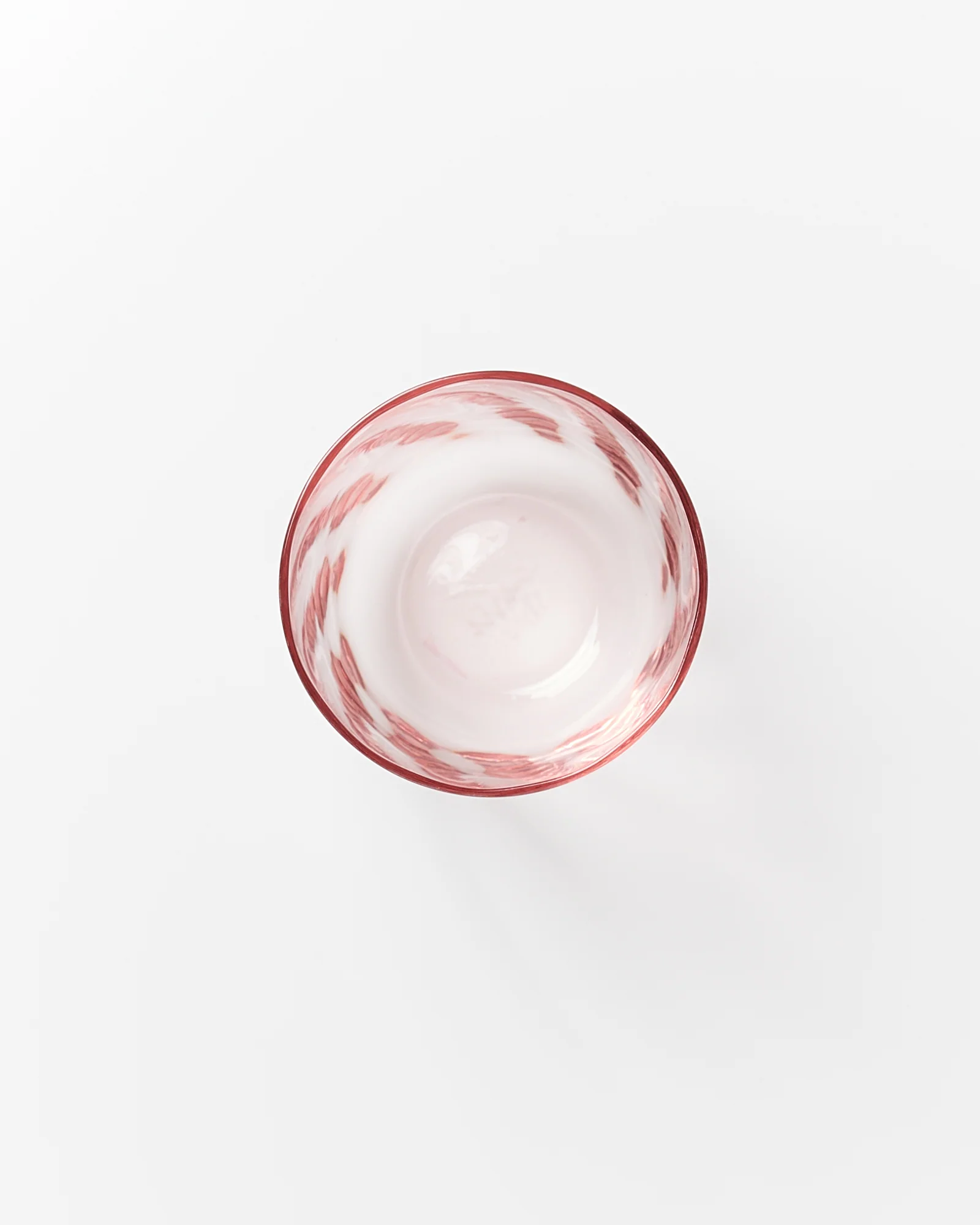 Calma Glas groß swirl rosé - Image 5