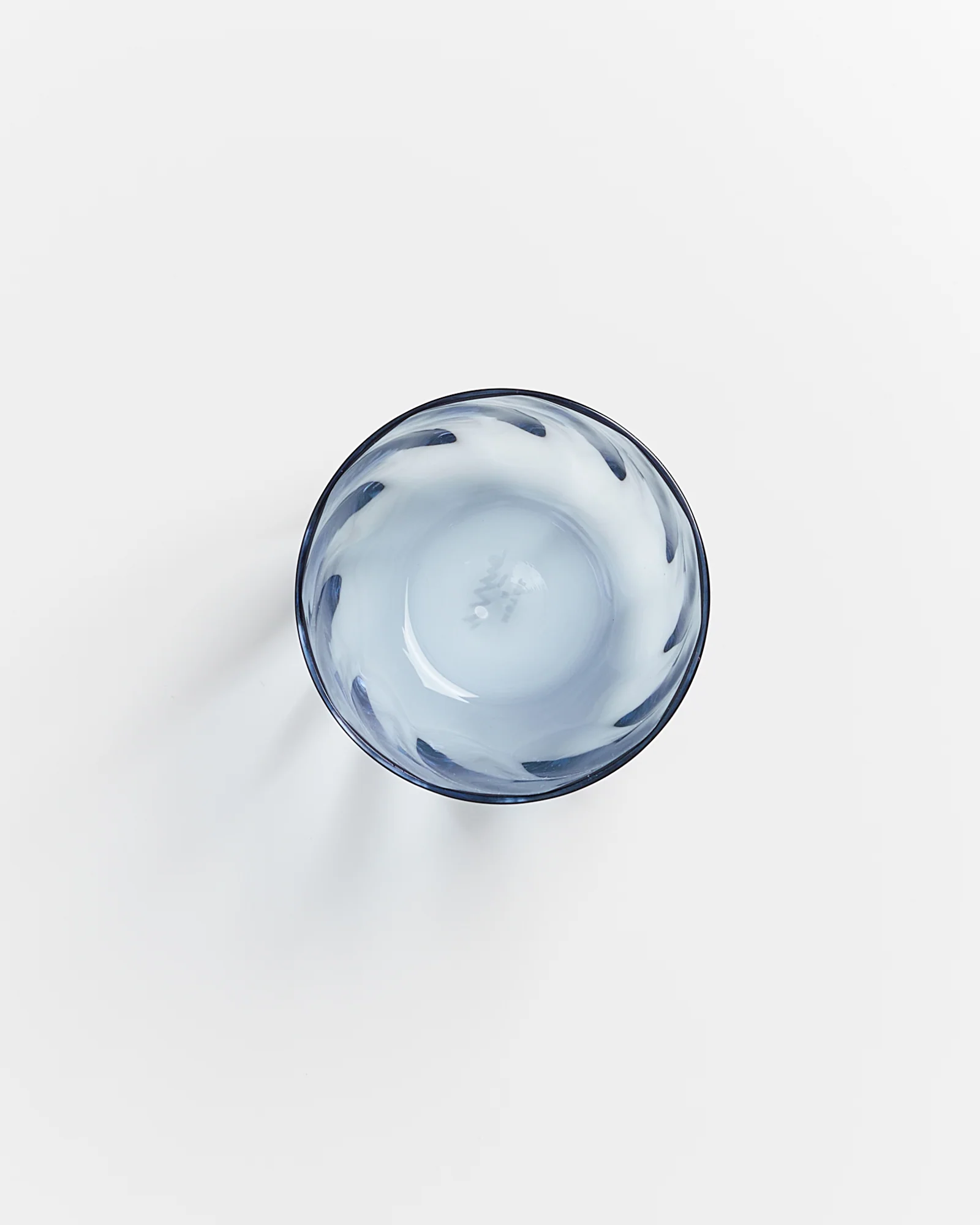Calma Glas klein swirl blau - Image 5