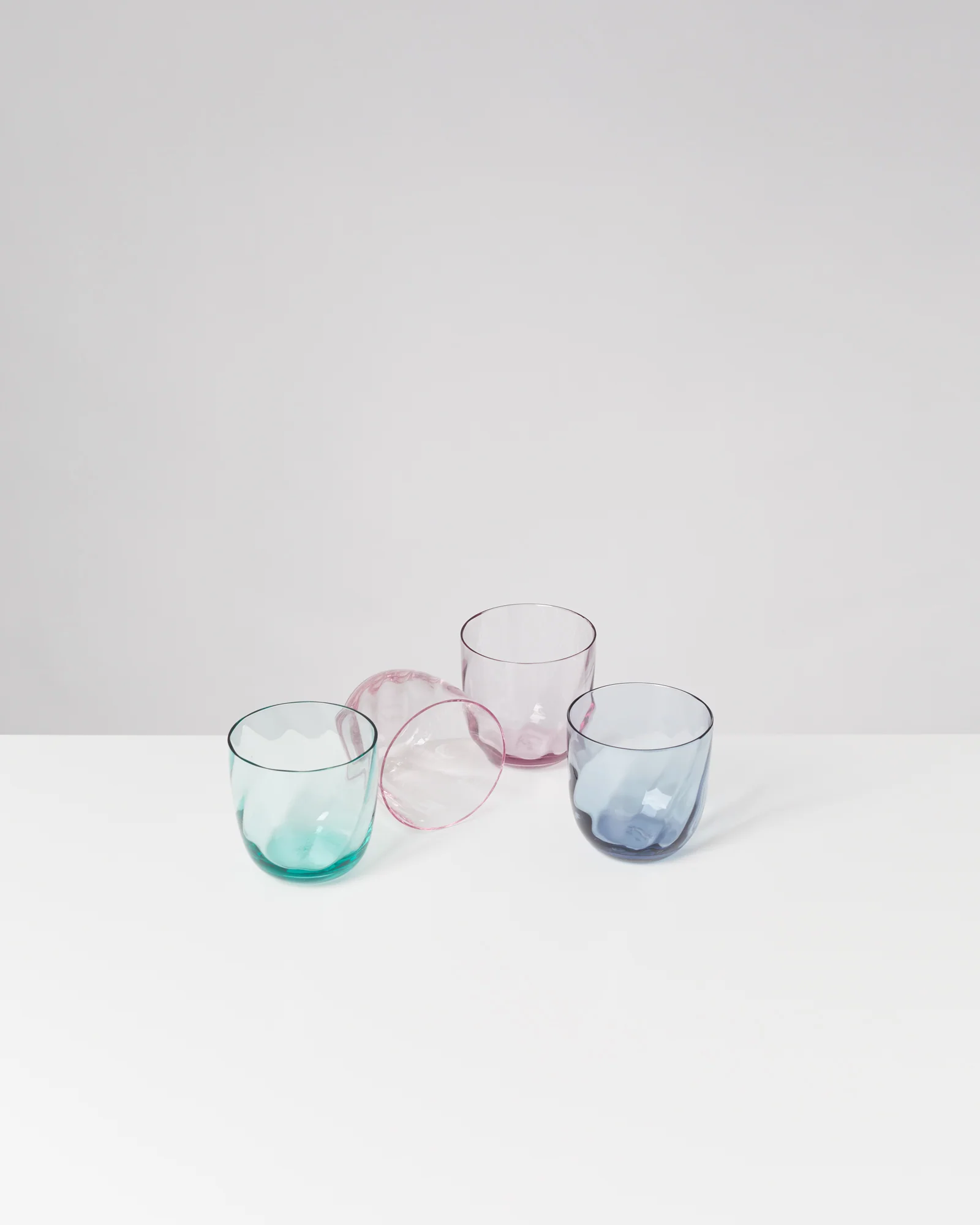 Calma Glas klein swirl lila - Image 3