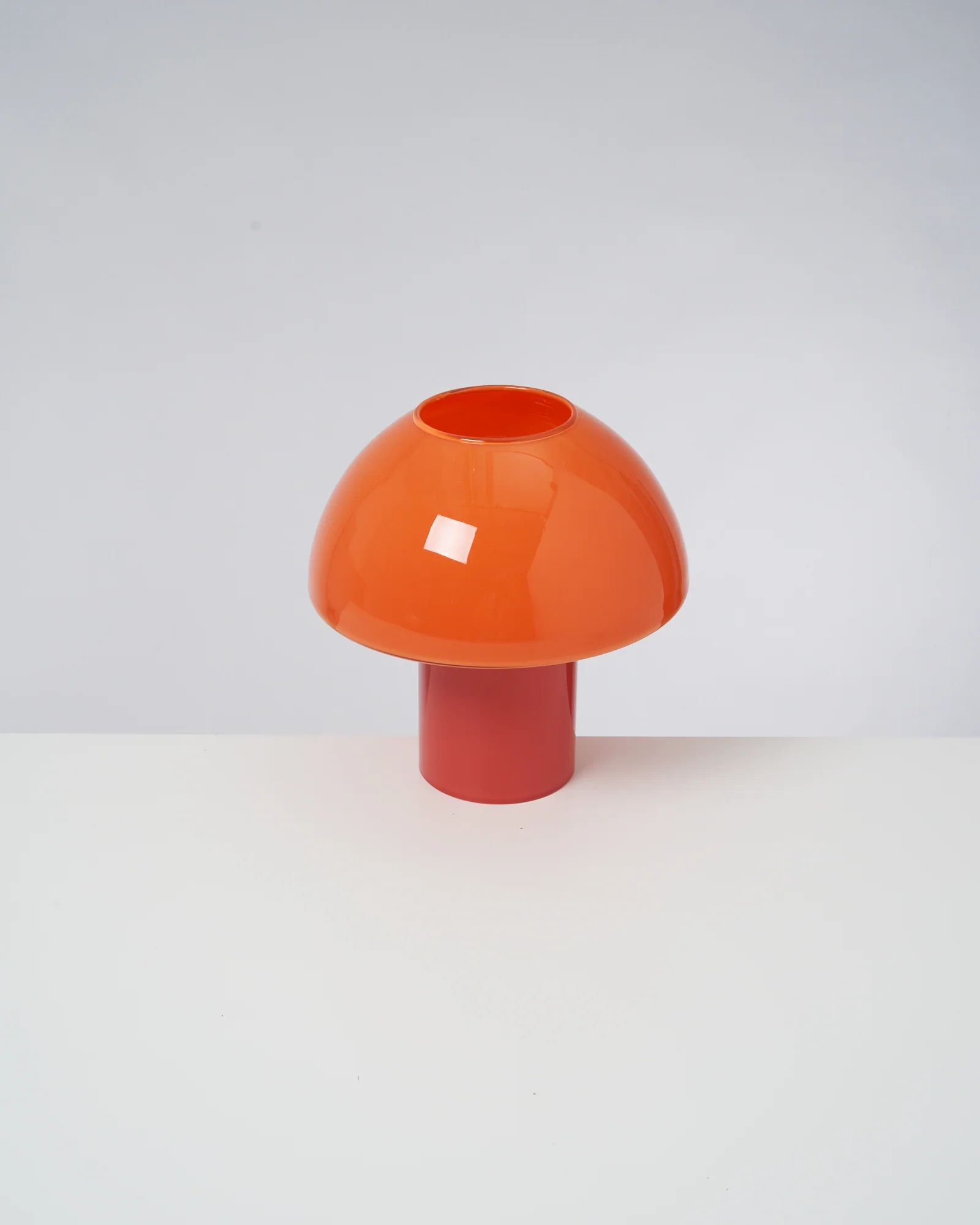 Cogumelo Glaslampe orange rot