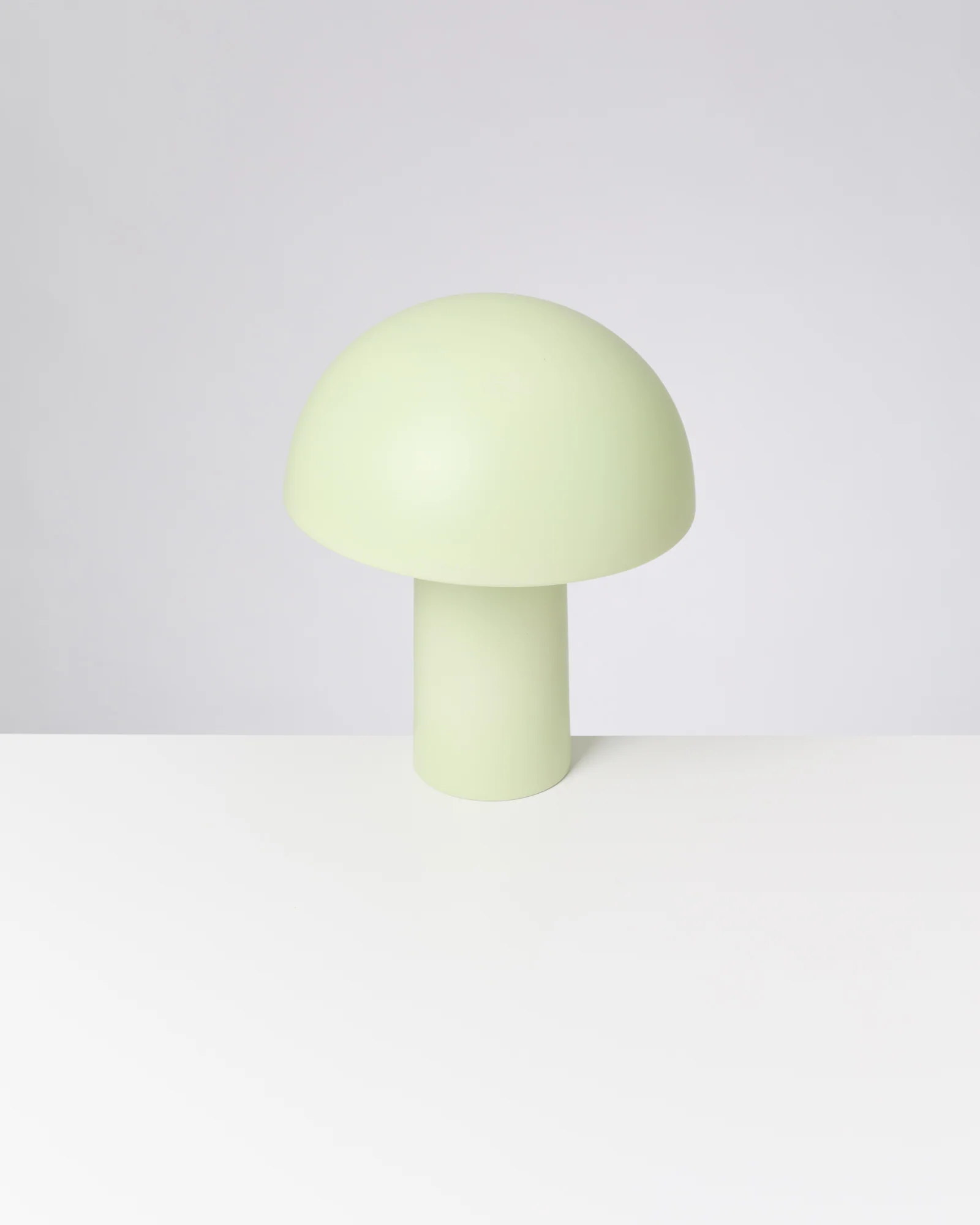 Cogumelo Keramiklampe lime