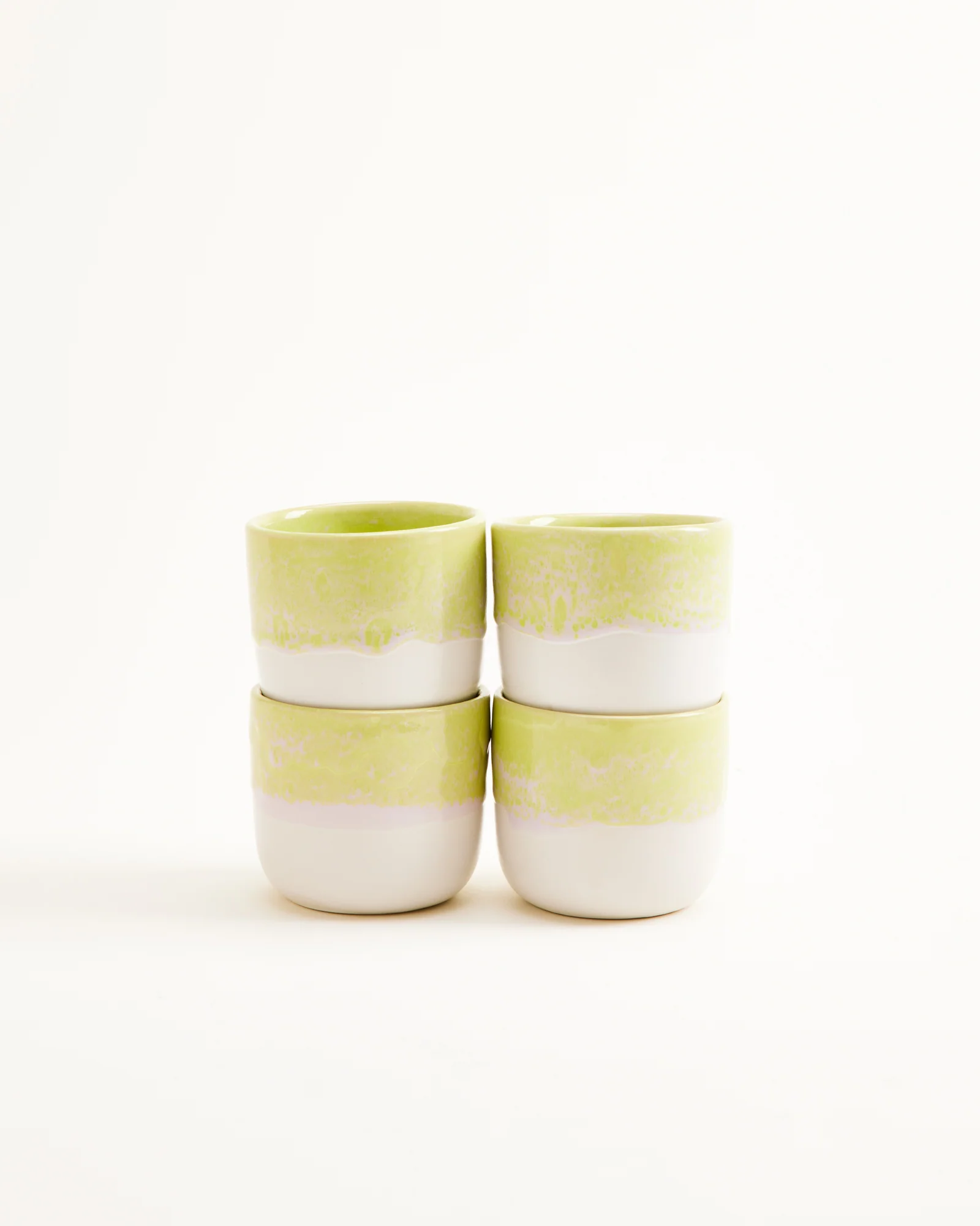 Coimbra Becher klein lime 4er-Set