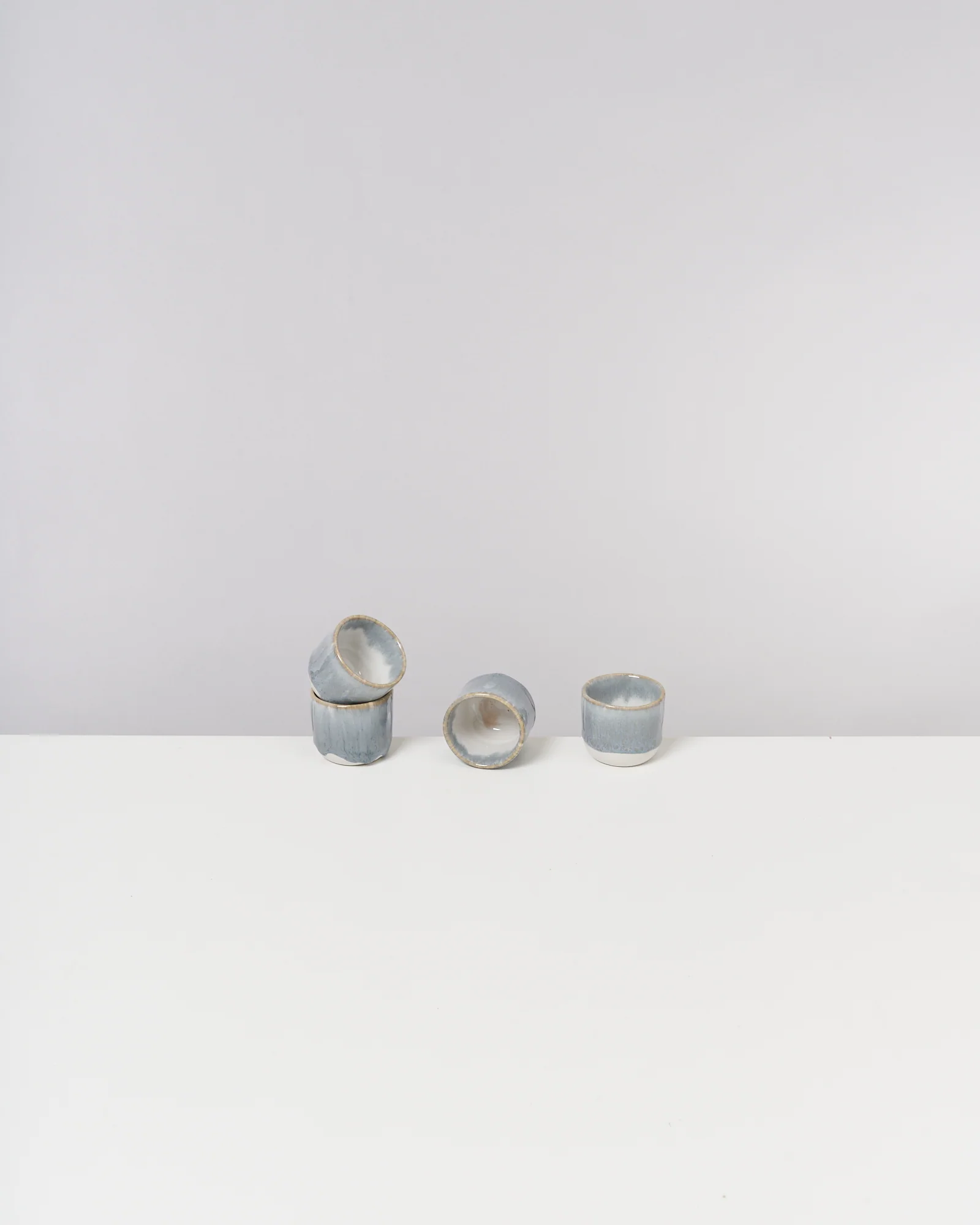 Coimbra Espressobecher graublau 4er-Set