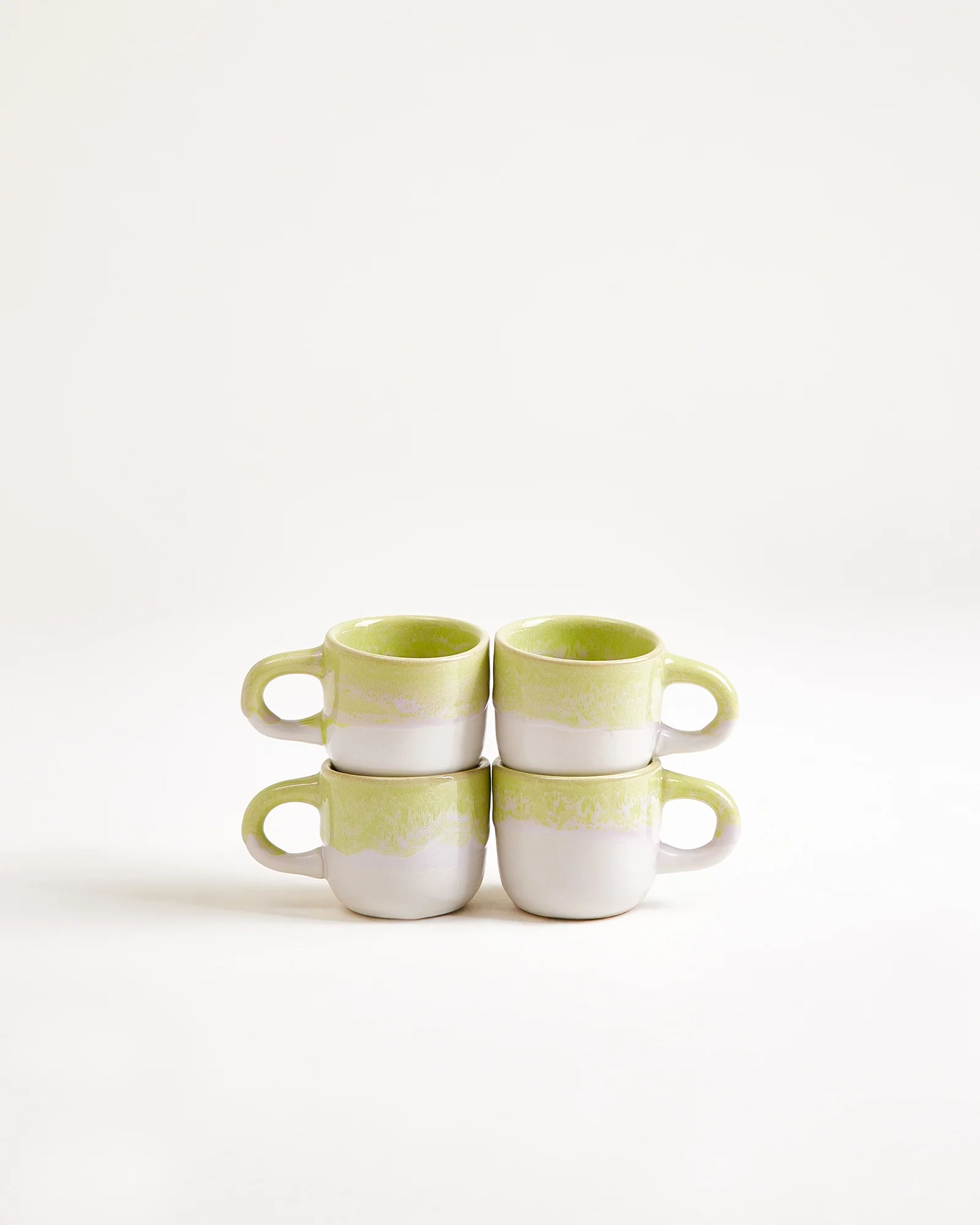 Coimbra Espressotasse lime 4er-Set