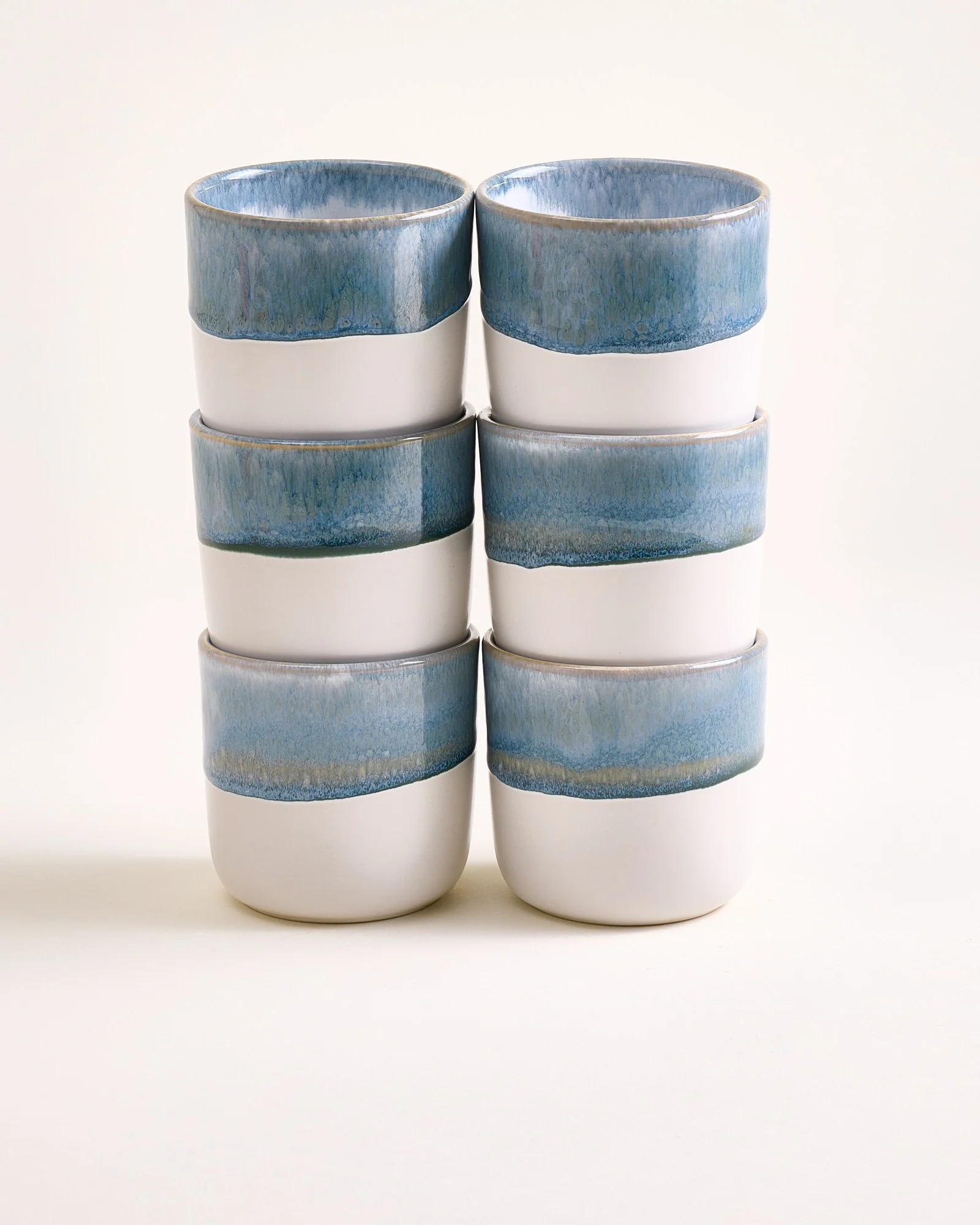 Coimbra Becher groß graublau 6er-Set