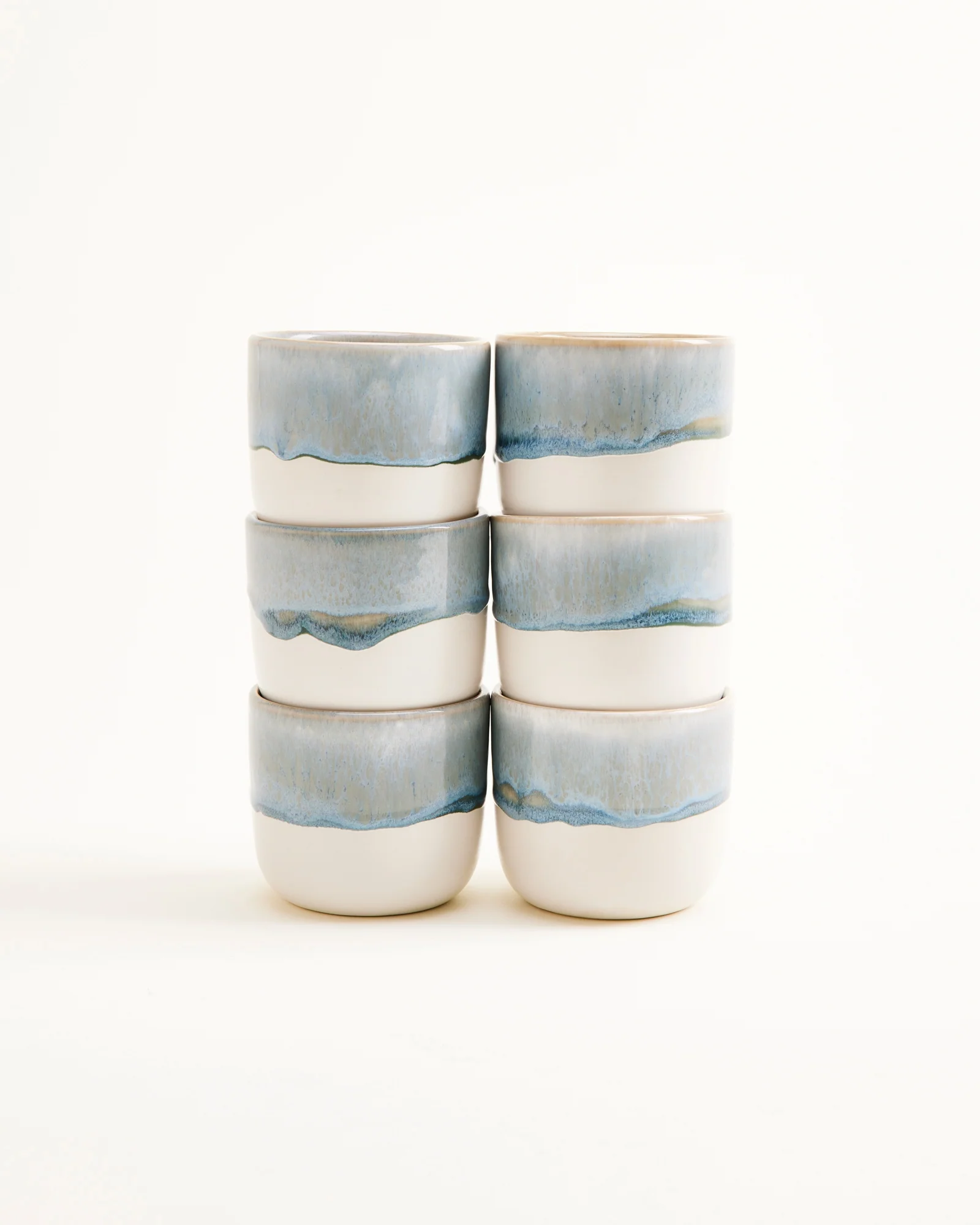 Coimbra Becher klein graublau 6er-Set