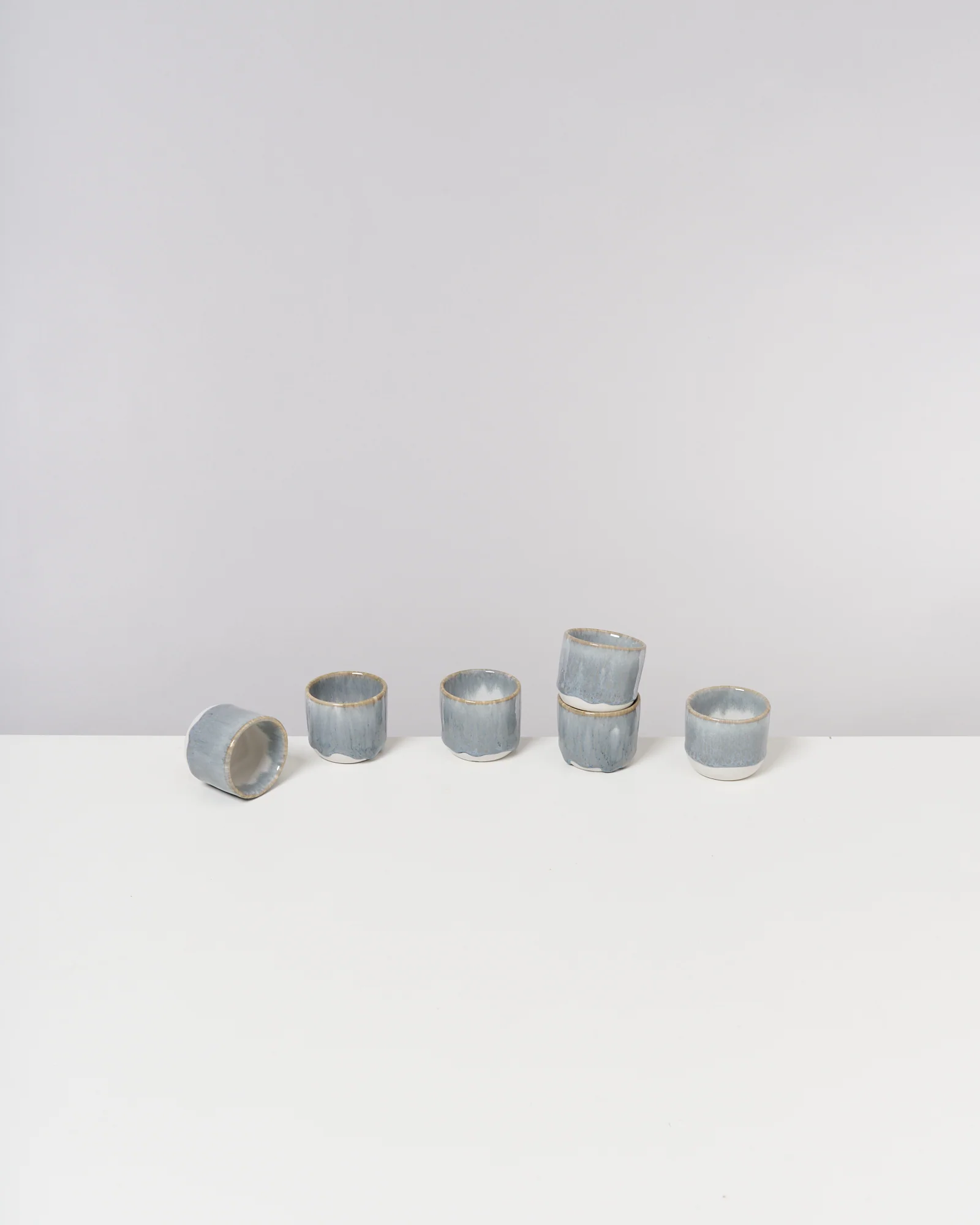 Coimbra Espressobecher graublau 6er-Set