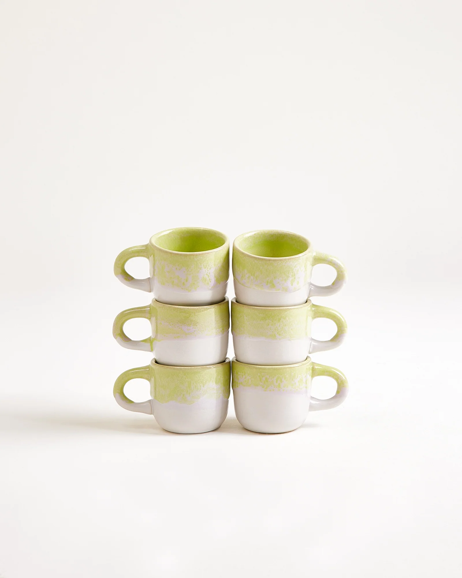 Coimbra Espressotasse lime 6er-Set