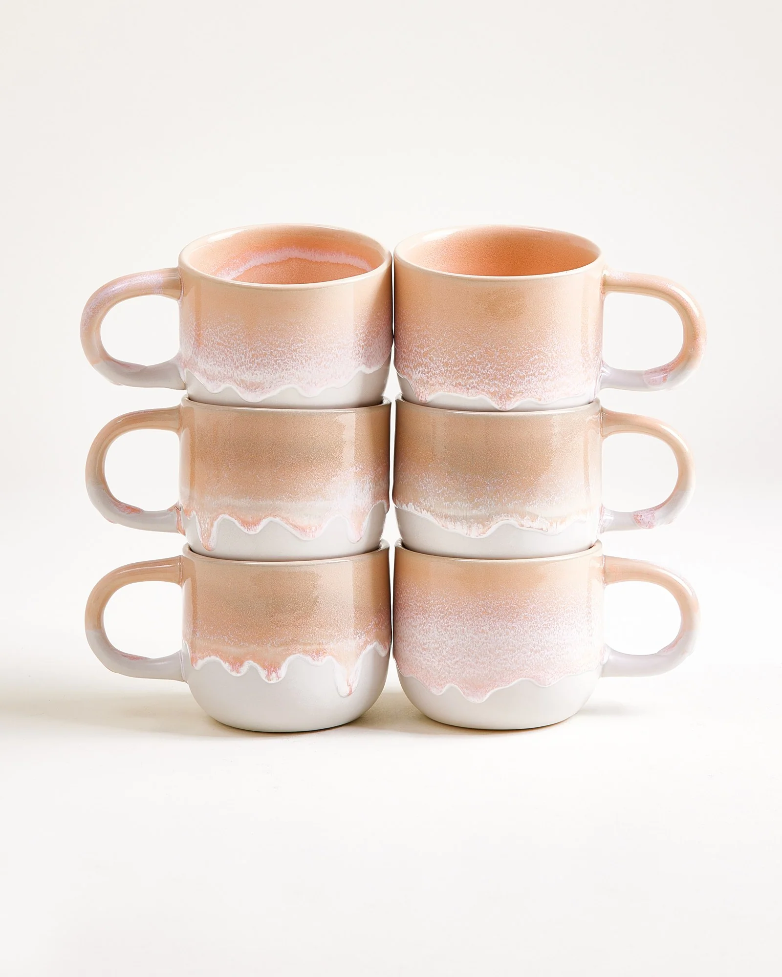 Coimbra Tasse klein apricot 6er-Set