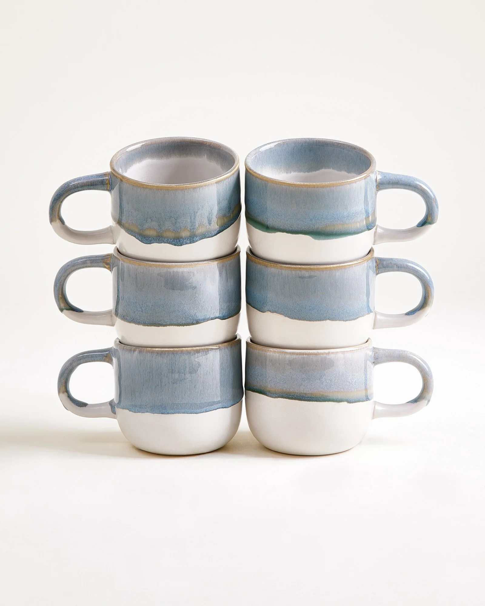Coimbra Tasse klein graublau 6er-Set