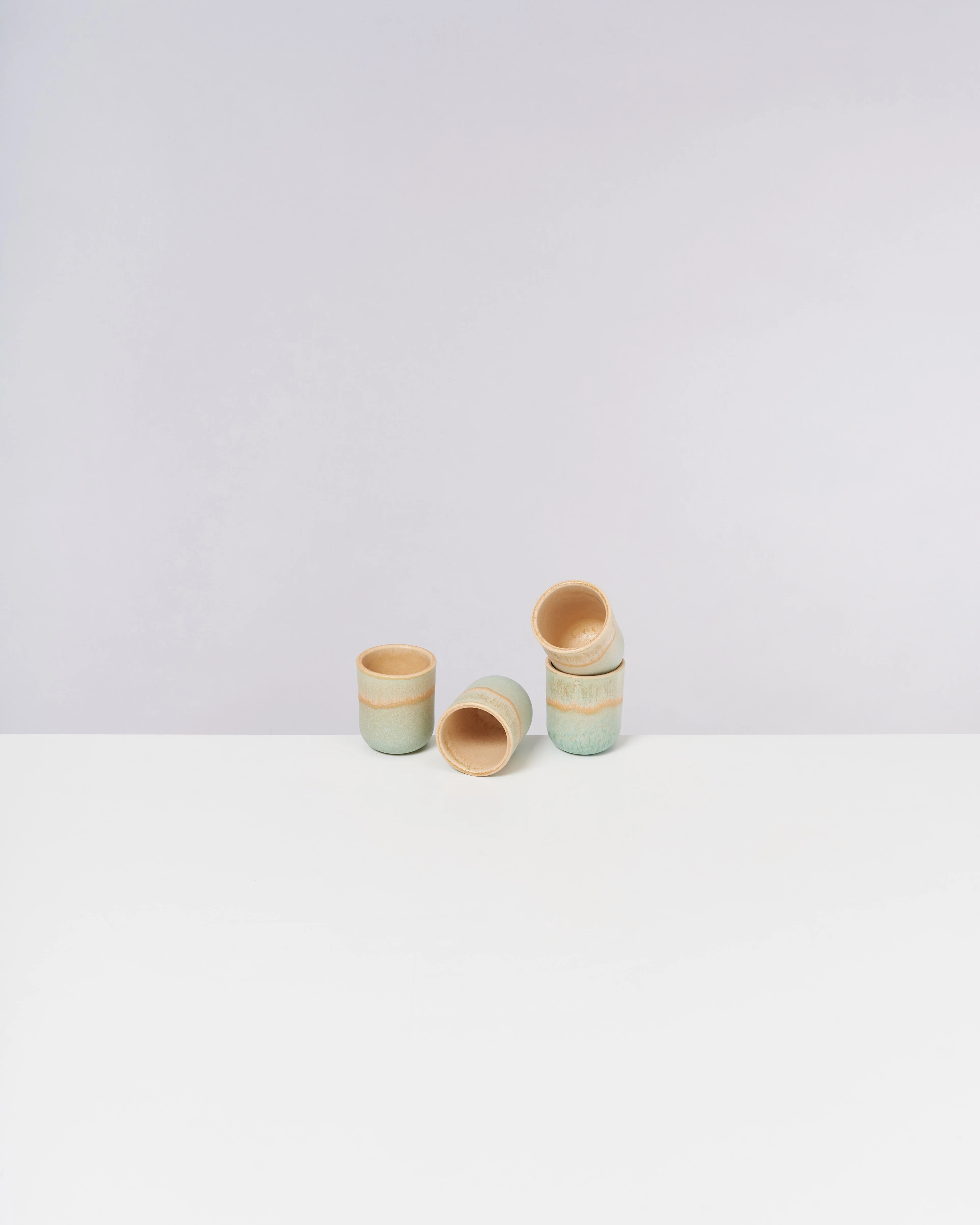 Copa Alto Espressobecher apricot mint 4er-Set