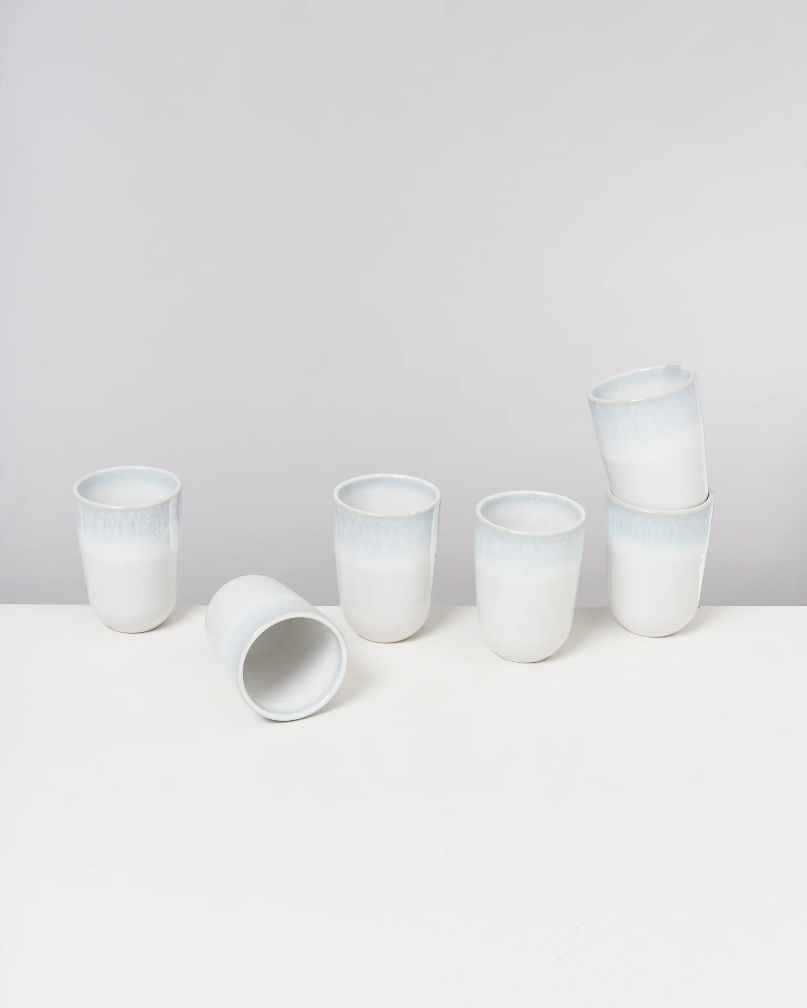 Copa Alto Becher groß mint weiß 6er-Set