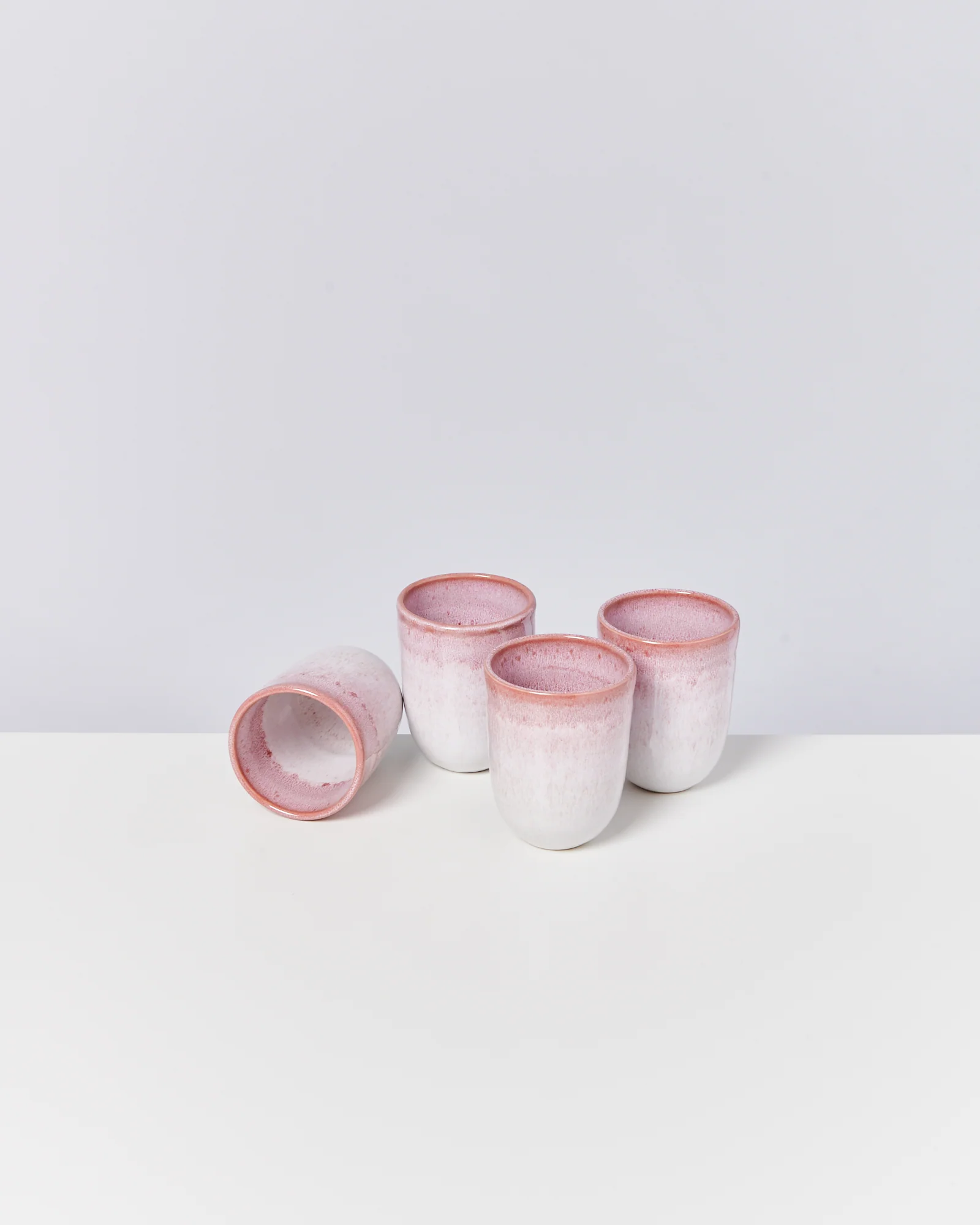 Copa Alto Becher groß rosa weiß - Image 3