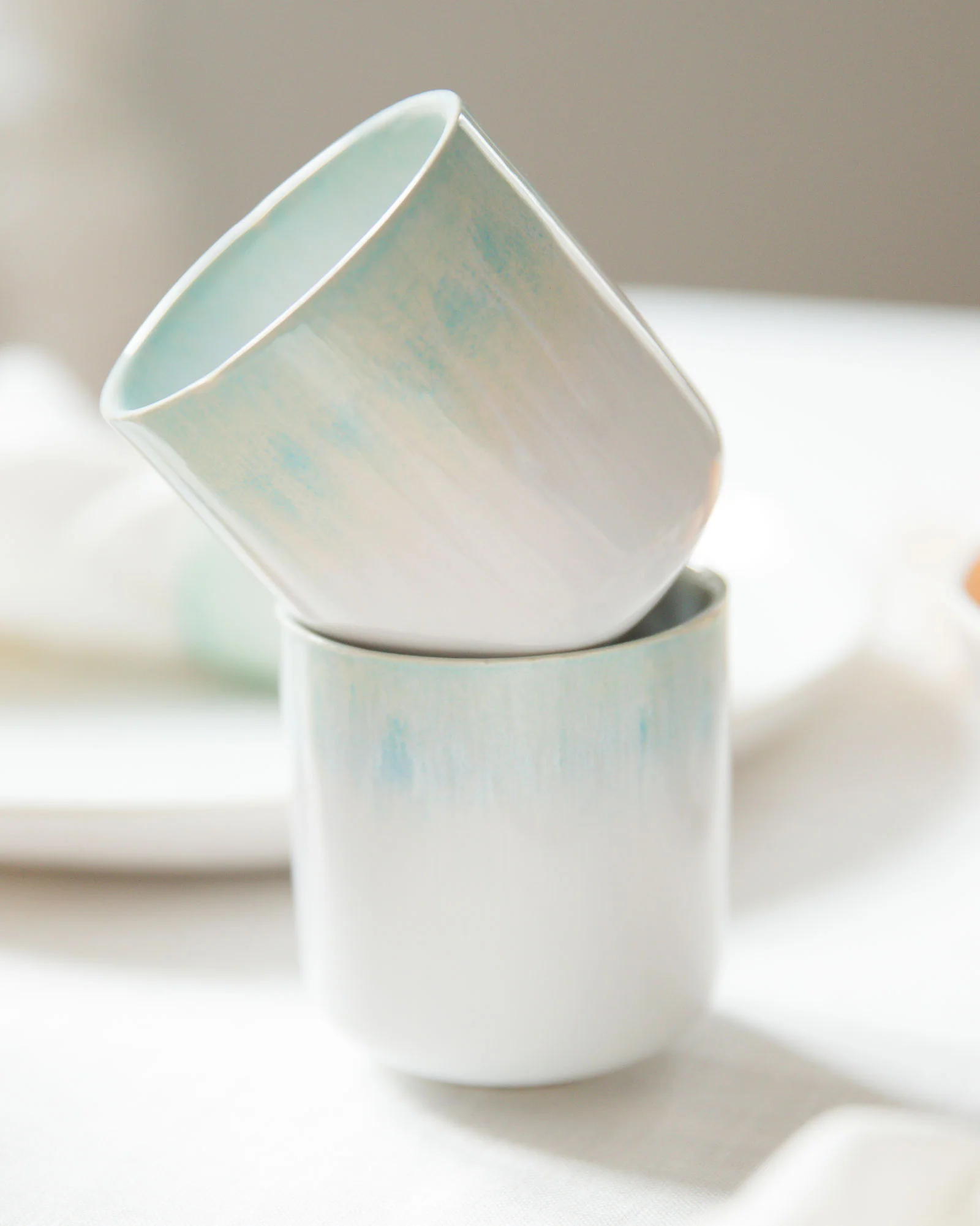Copa Alto Becher klein mint weiß - Image 3