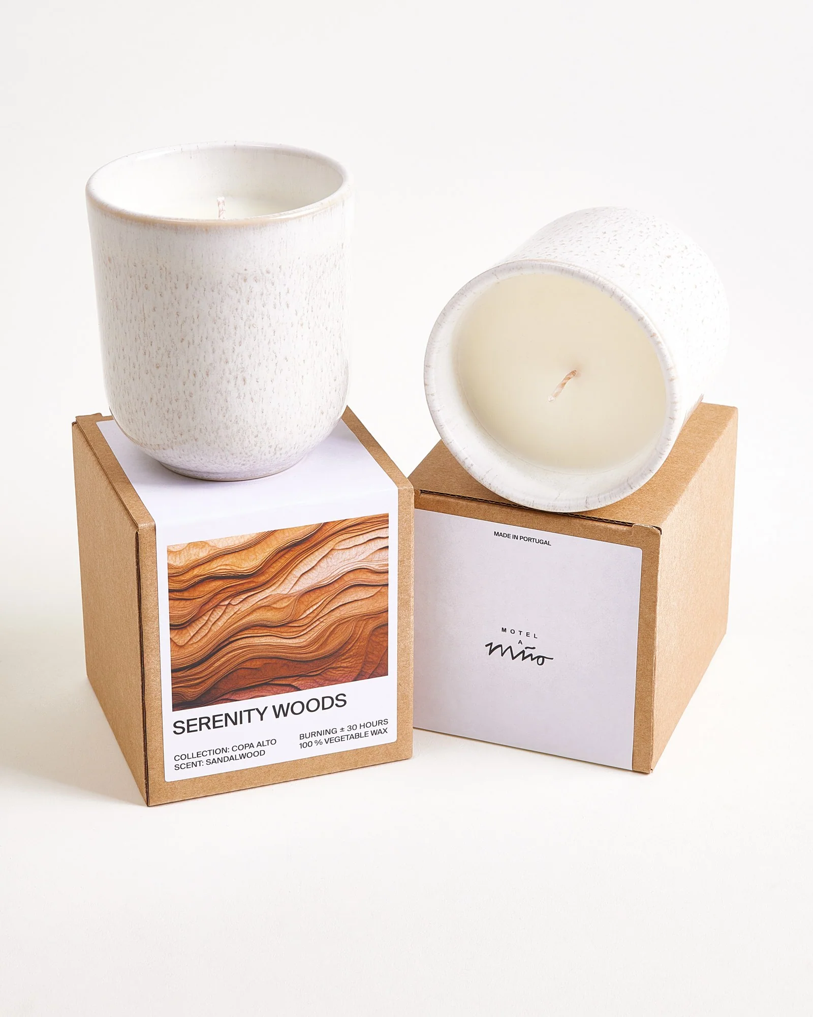 Copa Alto Duftkerze Serenity Woods sand - Image 4