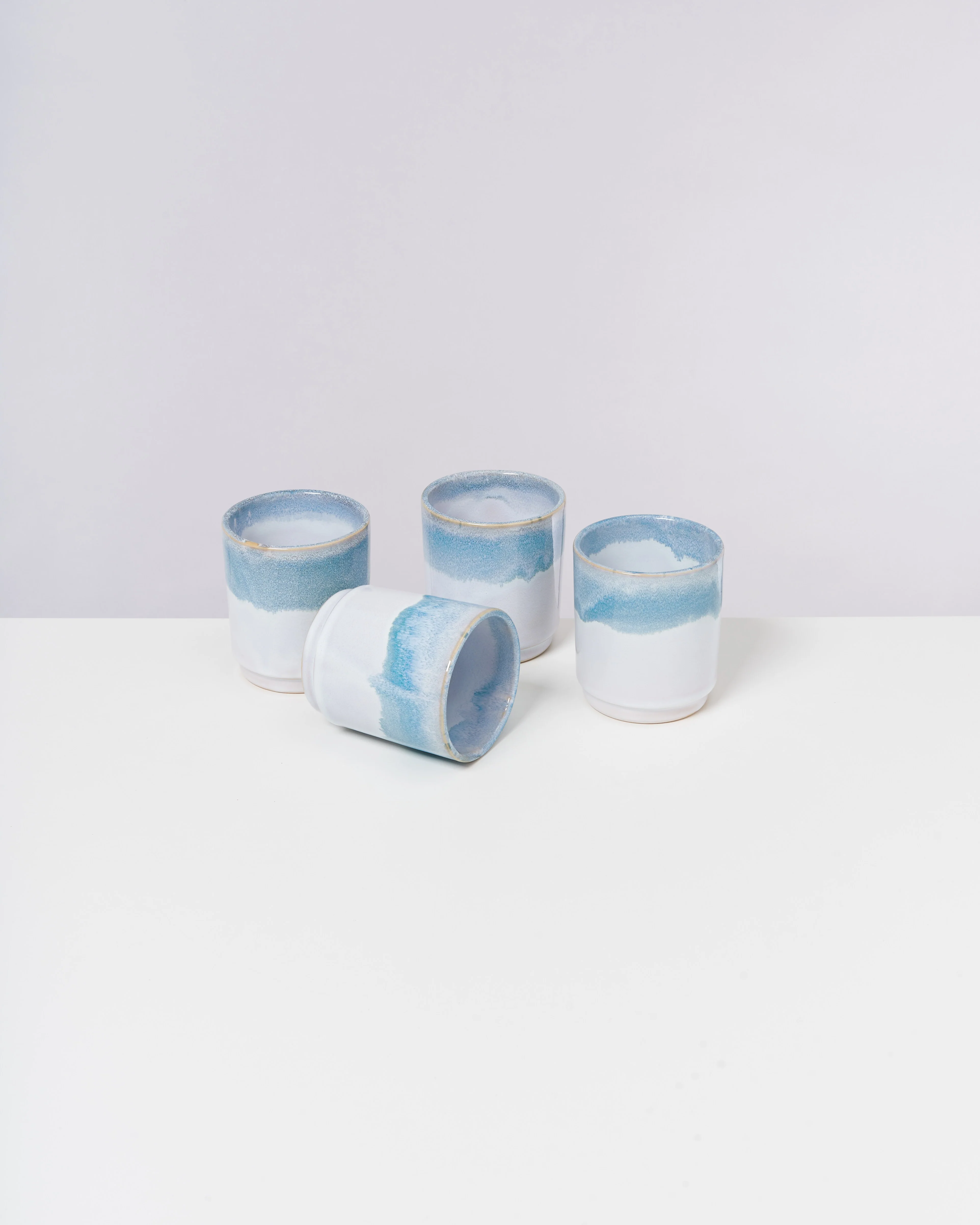 Cordoama Becher groß aqua 4er-Set