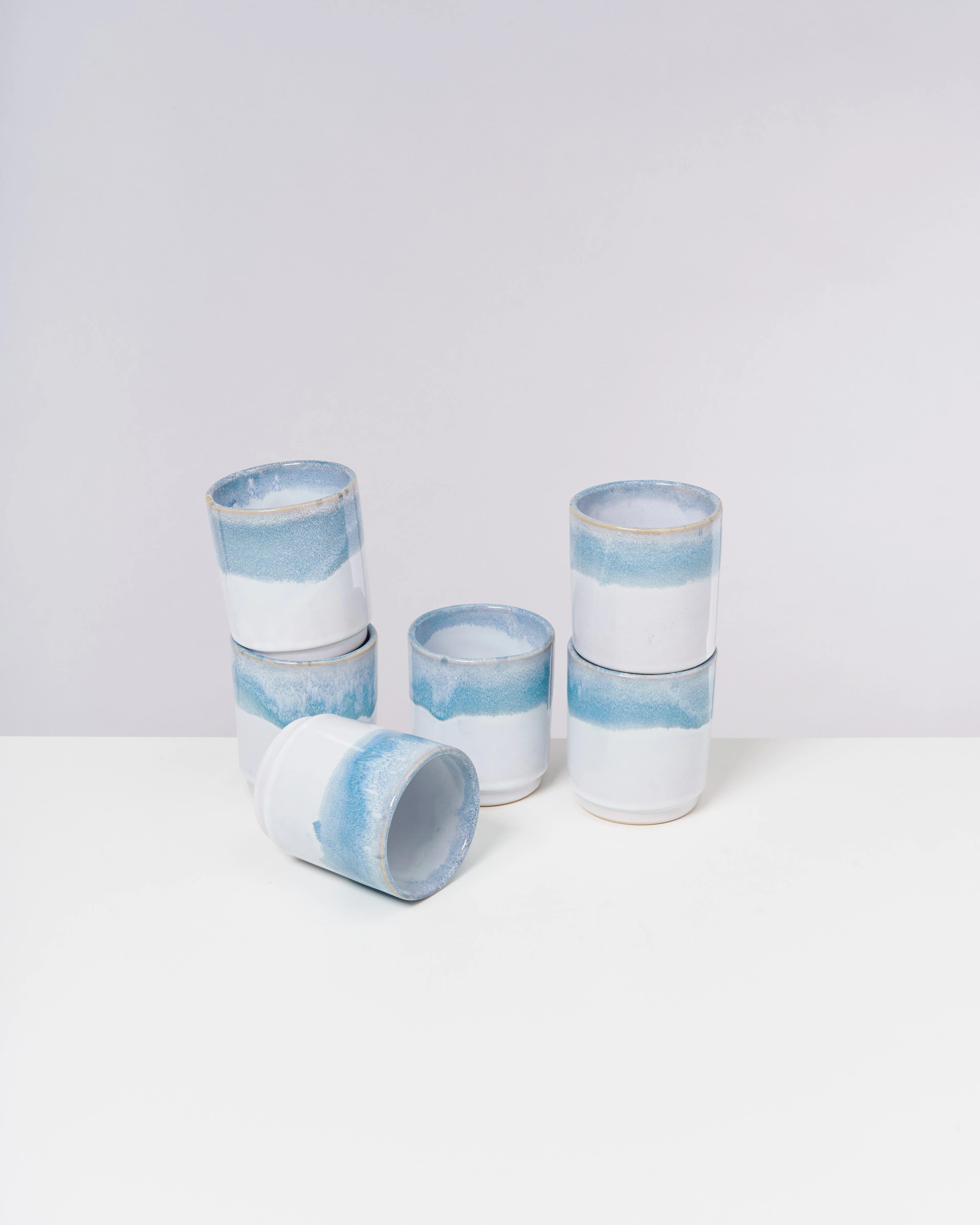 Cordoama Becher groß aqua 6er-Set