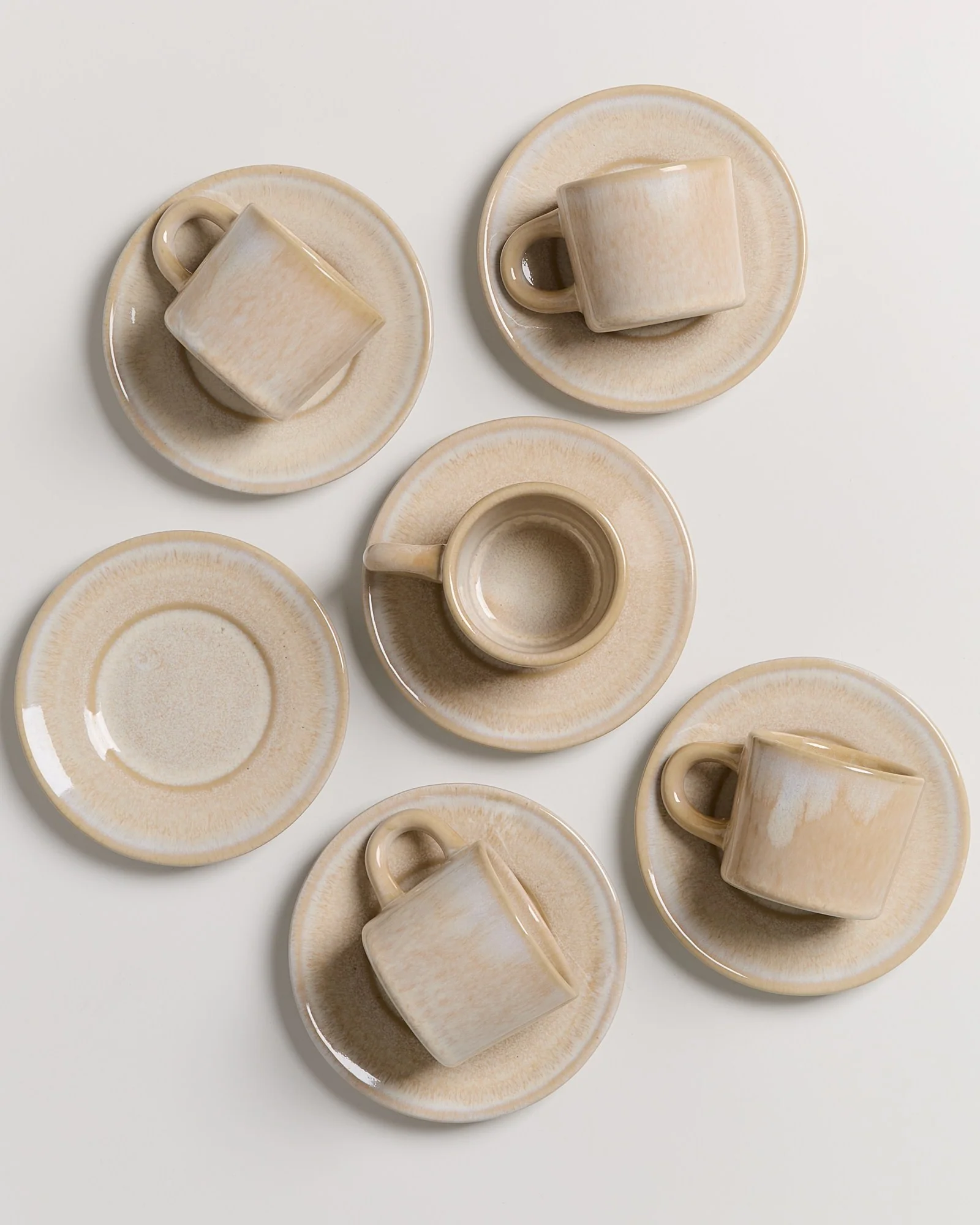 Cordoama Espressotasse classic sand 6er-Set - Image 5