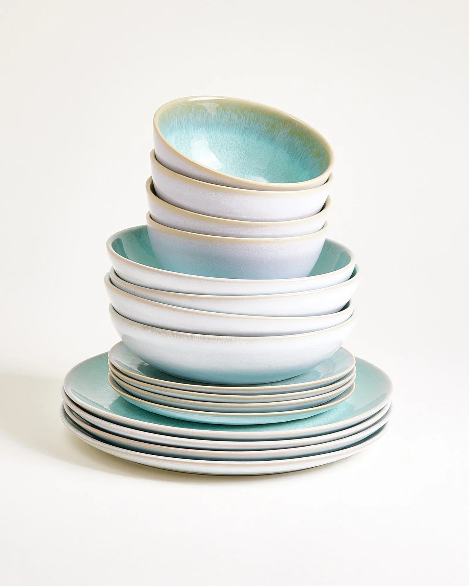 Cordoama Geschirr-Set classic mint 16-teilig